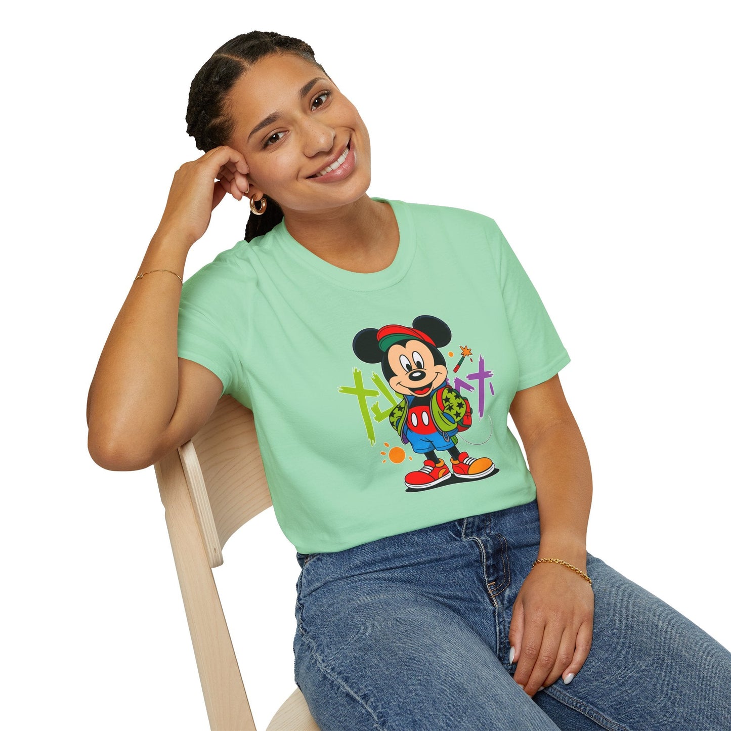 Unisex Cartoon T Shirt With Animation Artwork Funny Animals Tee For Casual Wear Everyday