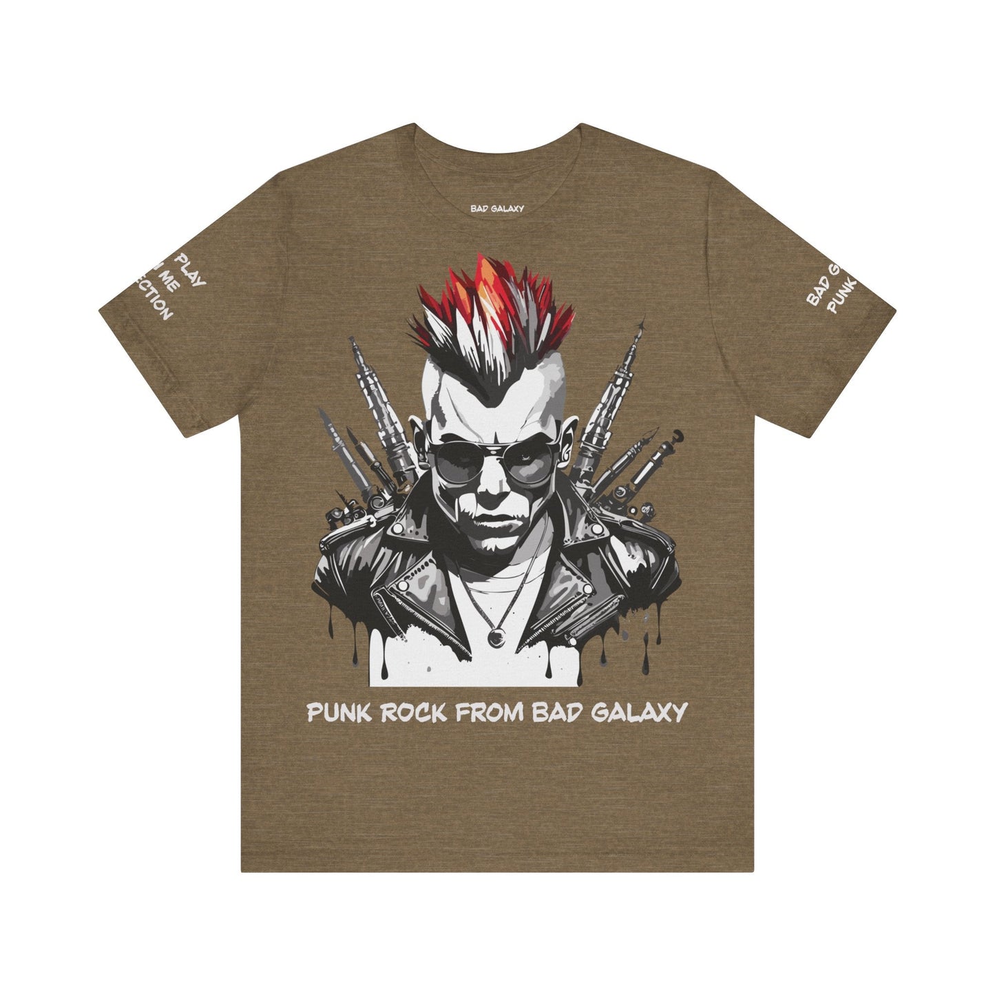 Punk Rock Tee Shirt Made In USA 100 Cotton Eco Friendly Inks Durable Stitching Quality