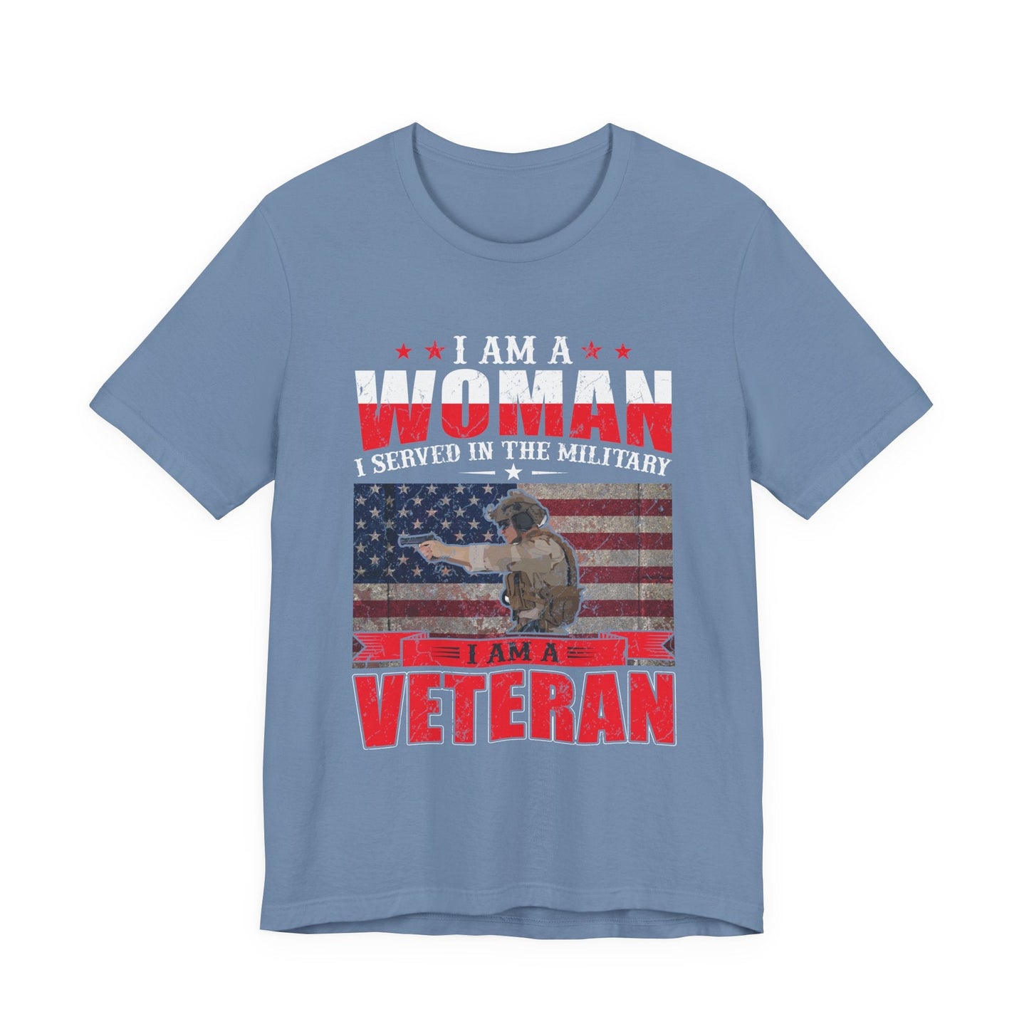 Army Veteran Patriotic Graphic Design Unisex Cotton T-Shirt v27