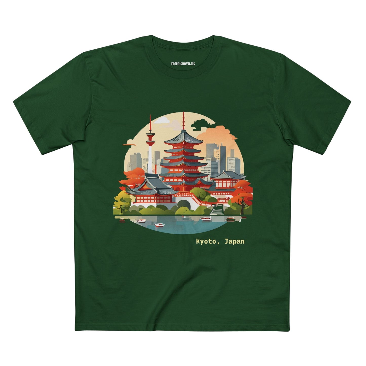 Travel Shirt Japan Tourist Shirt Unisex Premium Cotton Tee With Original Art Design Retro2Nova
