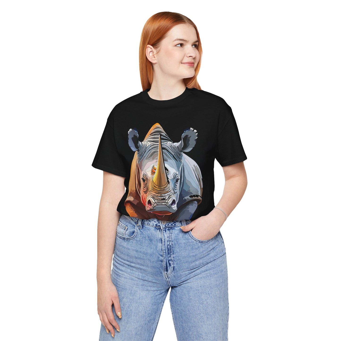 Unisex Animal Graphic Tee Shirt With Art Design Wild Animals Shirt Gildan Softstyle Cotton