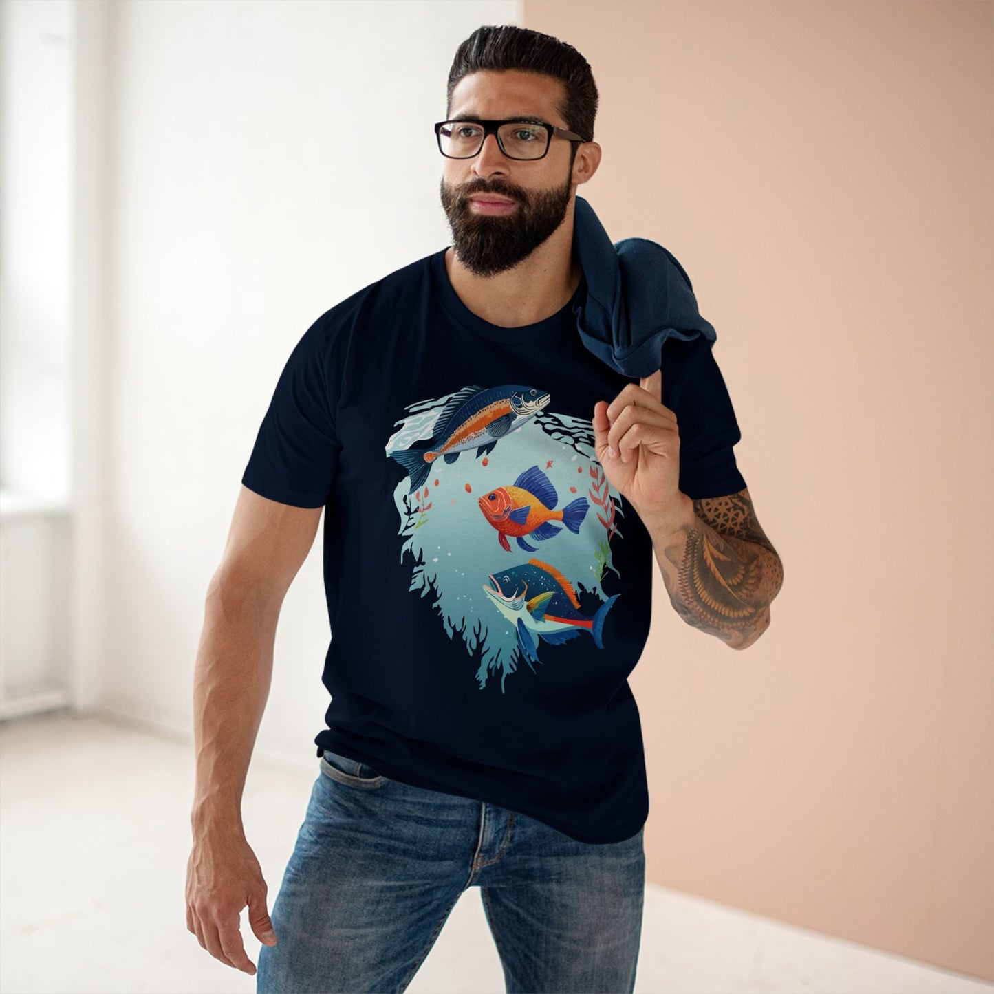 Ocean Shirt Ocean Pacific OP9 Unisex Premium Cotton Tee With Original Art Design