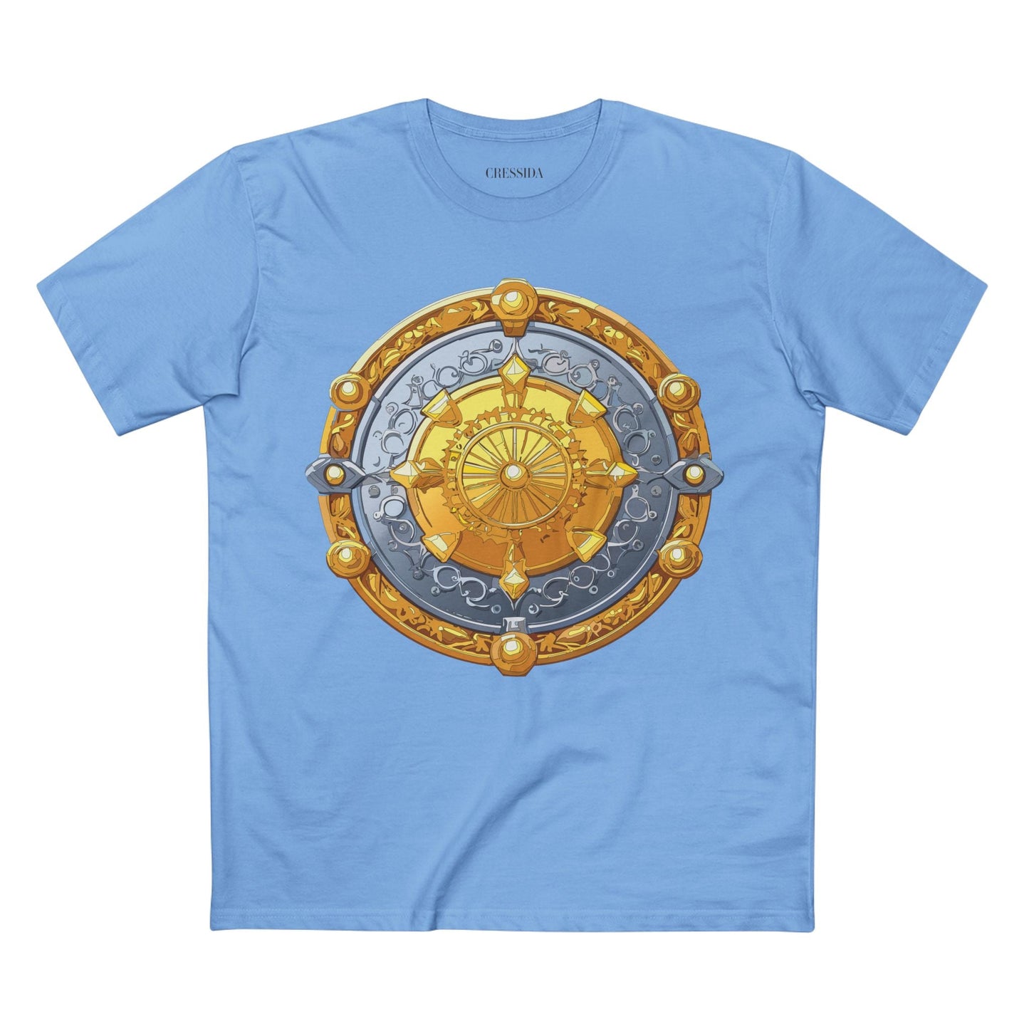 Antique Gold Coin Graphic Design T-Shirt Unisex 100 Cotton With Golden Print Artwork Tee 6
