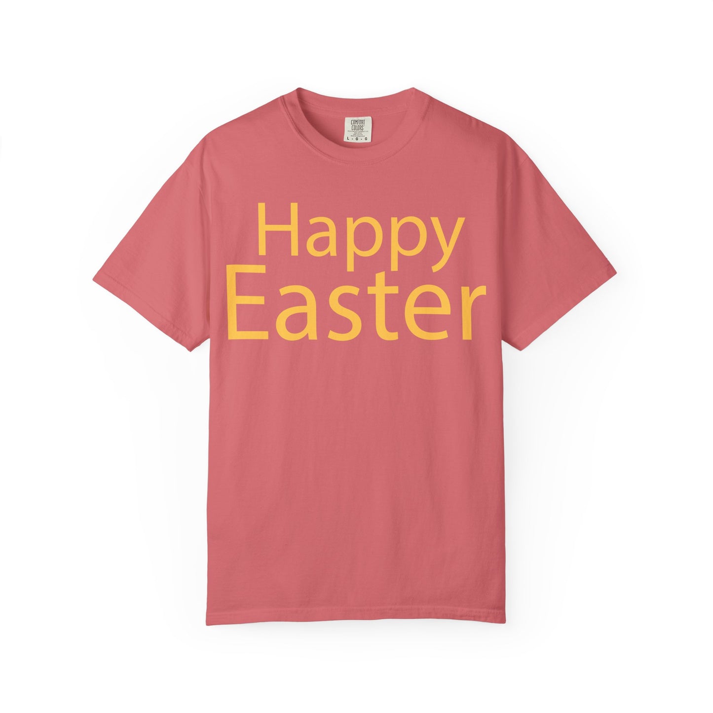Happy Easter T-Shirt, Tee Shirt with Easter Signature, T Shirt with Easter Prints, Tee Shirt with Easter Design