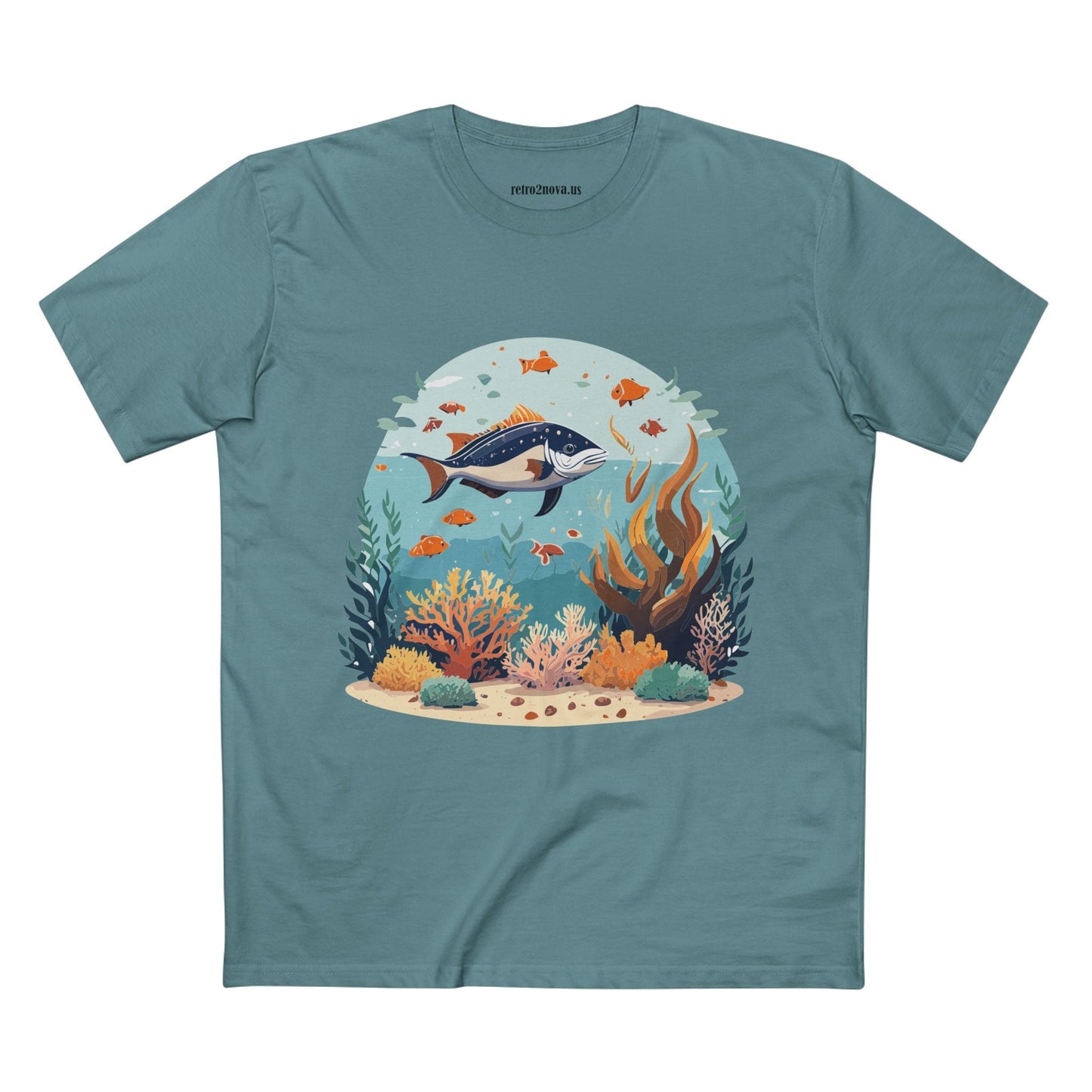 Ocean Pacific Ocean Shirt Unisex Premium Cotton Tee With Original Art Design Retro2Nova