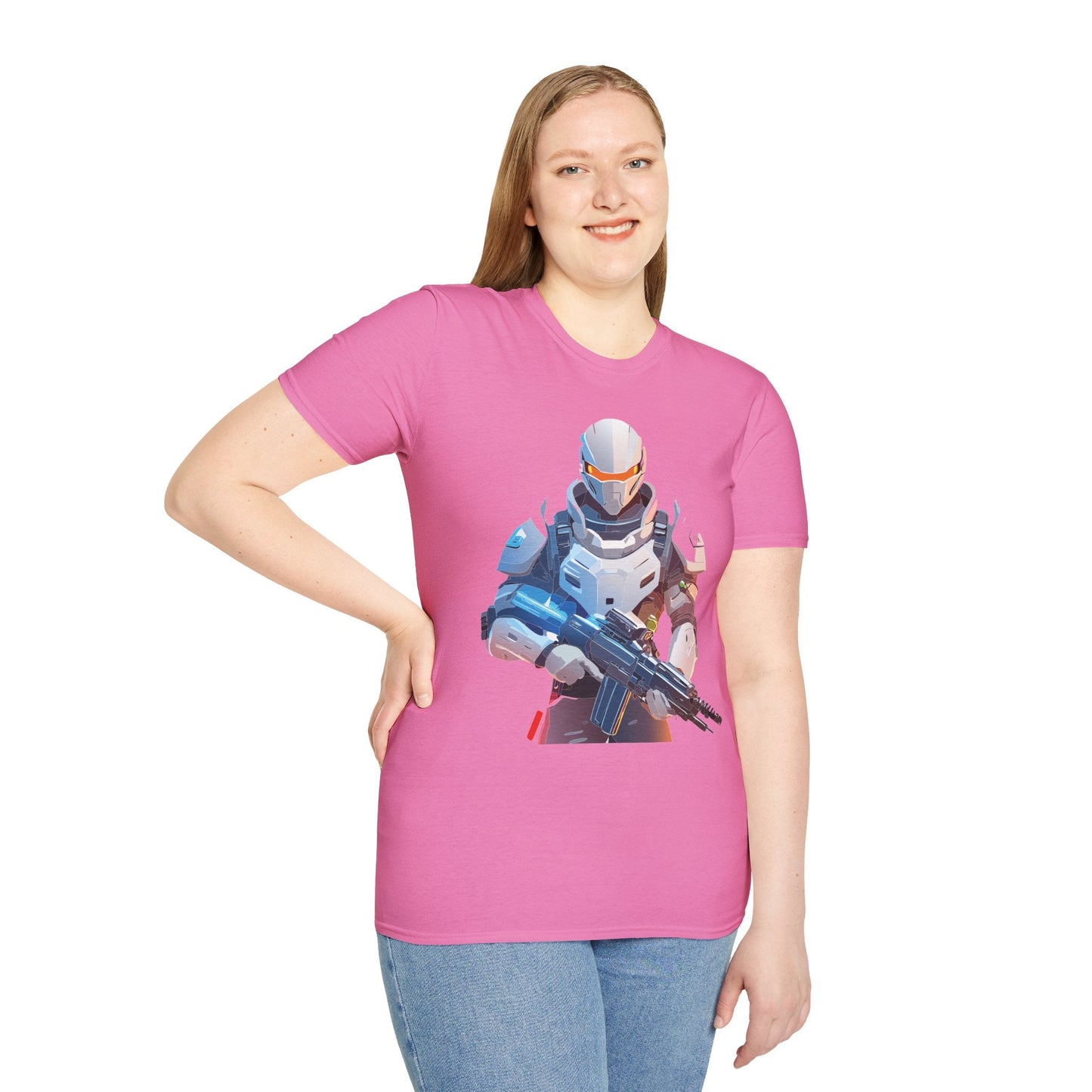 Robocop T Shirt Unisex Softstyle Ring Spun Cotton Tee With Robocop Art Design Premium Comfort