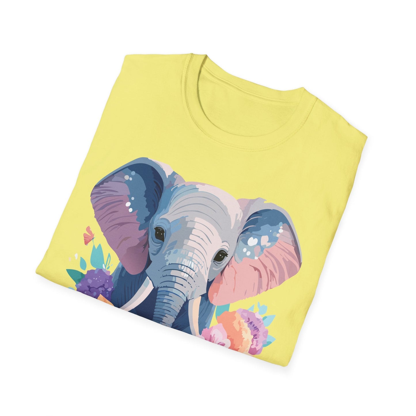 Elephant Graphic T Shirt Unisex Softstyle 64000 Cotton Animals T Shirt For Adults Premium
