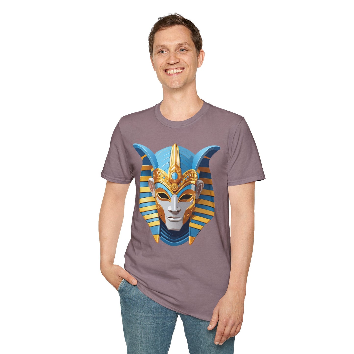 Mask Tee Shirt Unisex Masquerade Tee Gildan Softstyle 64000 100 Percent Cotton Breathable