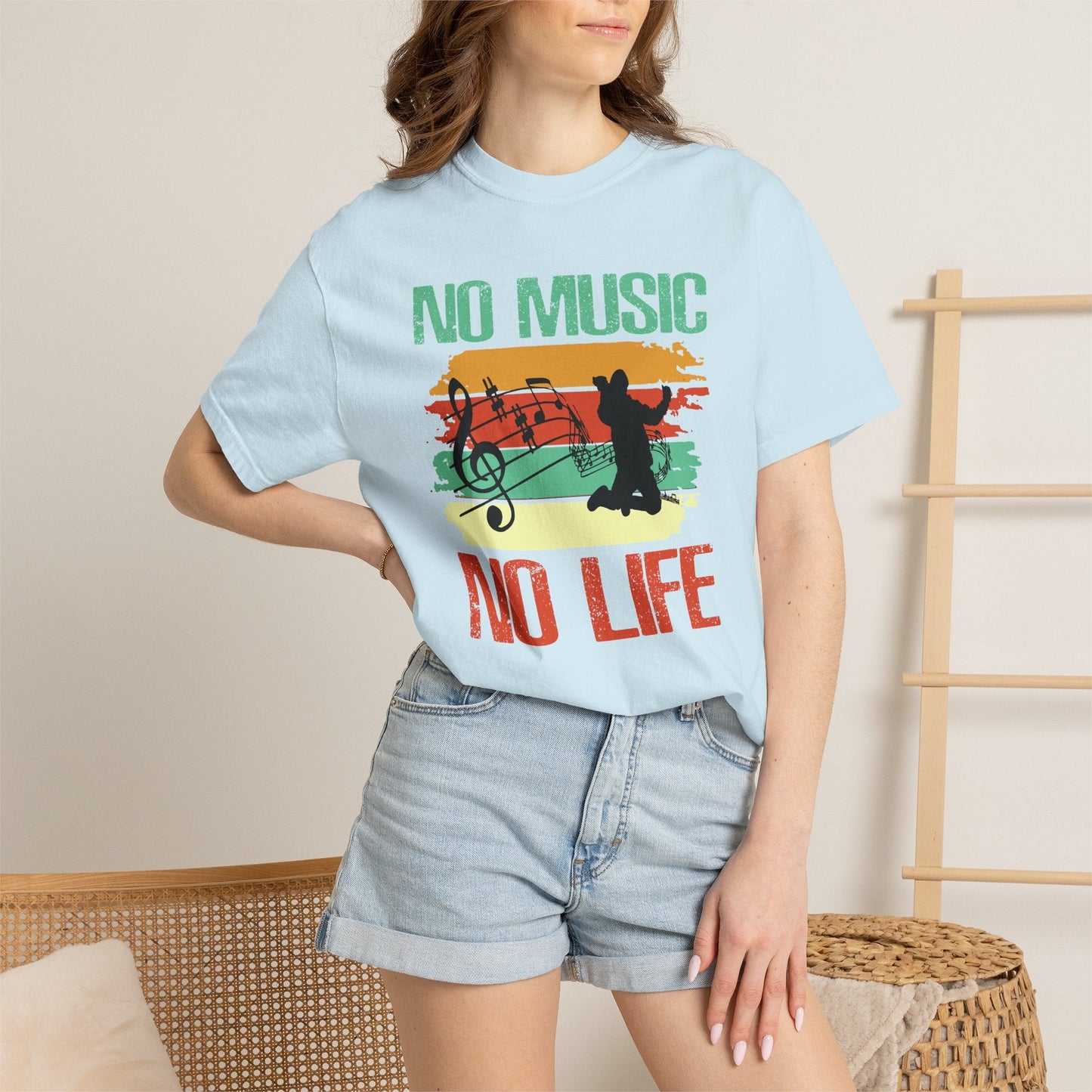 Music Graphic Design Unisex Cotton T-shirt 020