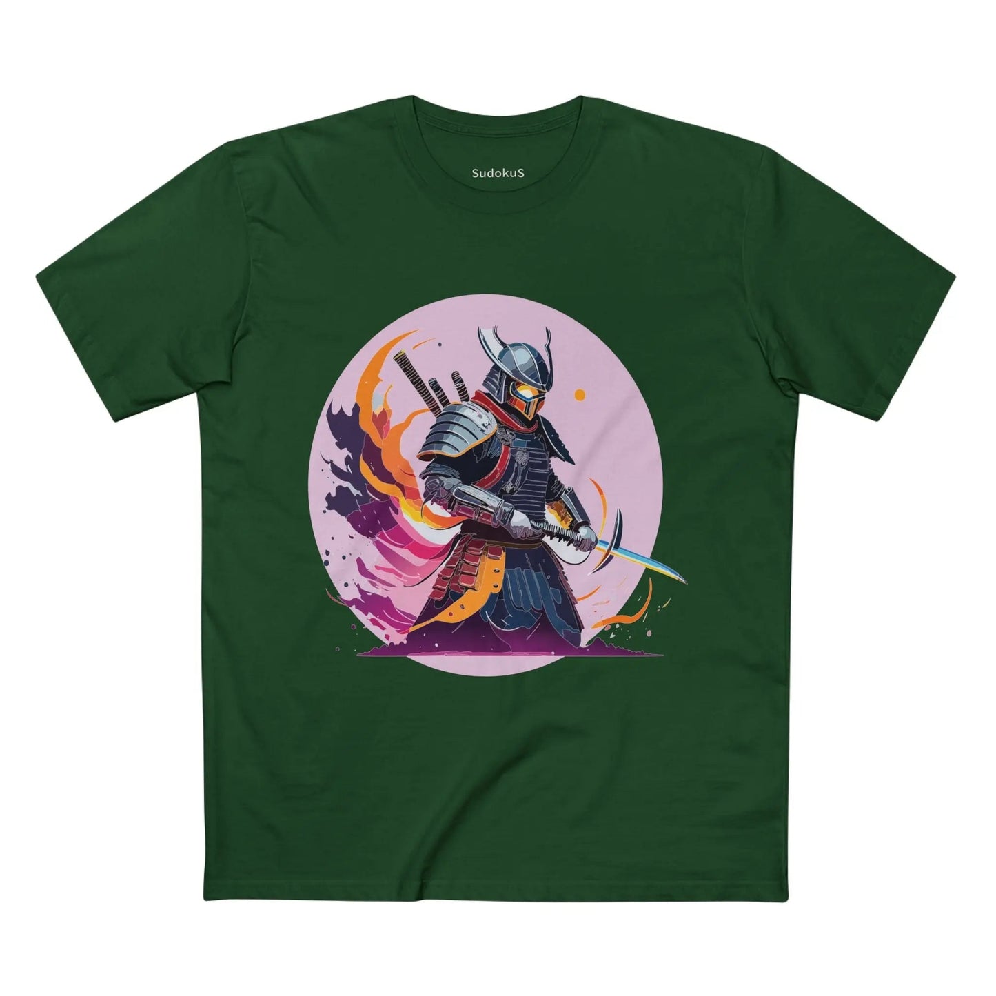 Samurai Graphic Unisex 100 Cotton Staple Tee 6