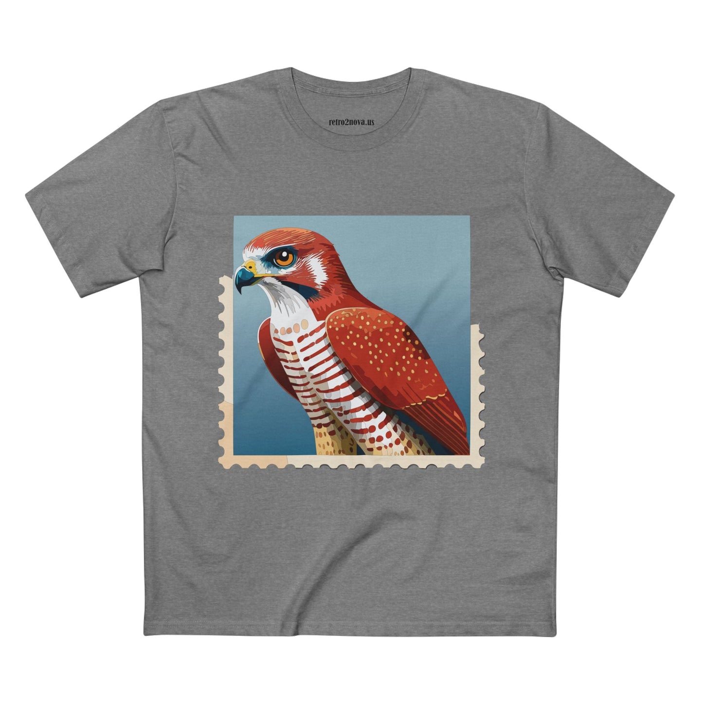 Postage Stamp Shirt Unisex Premium Cotton Tee With Original Art Design By Retro2Nova