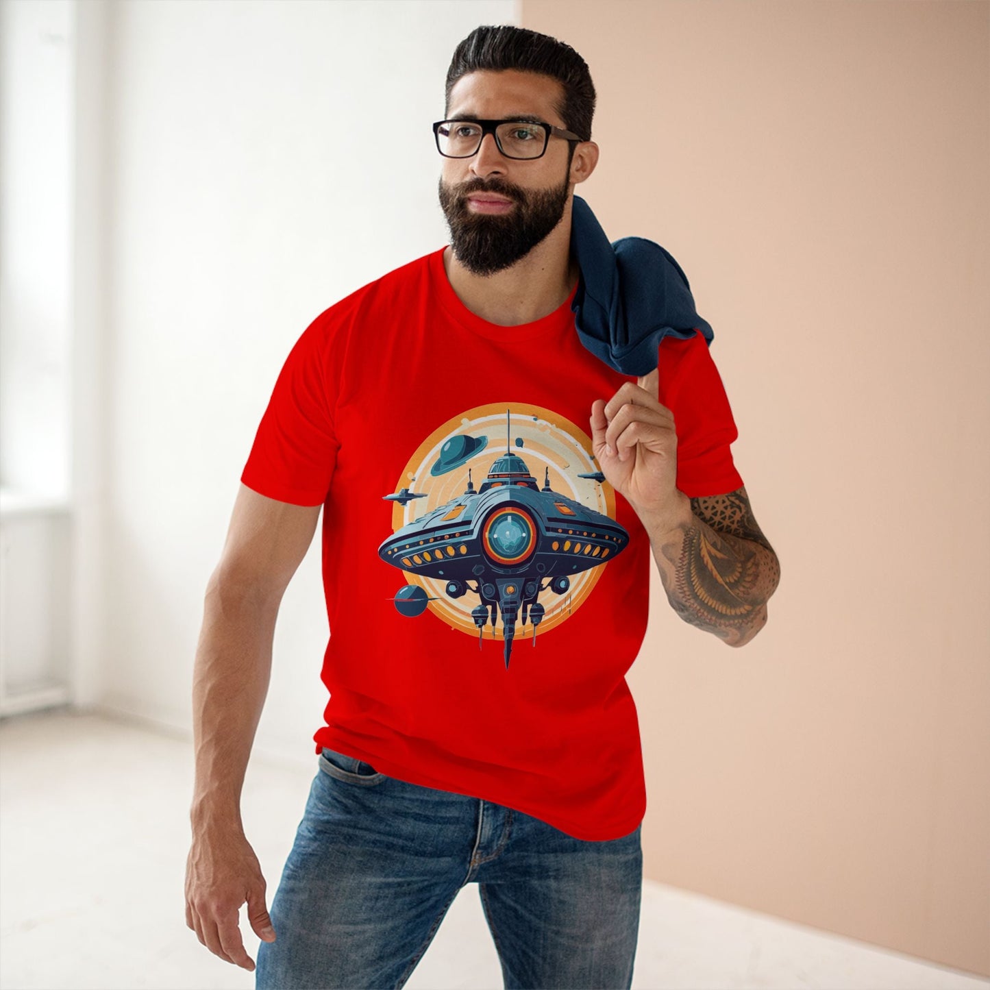 Aliens Graphic Unisex 100 Cotton Staple Tee 33