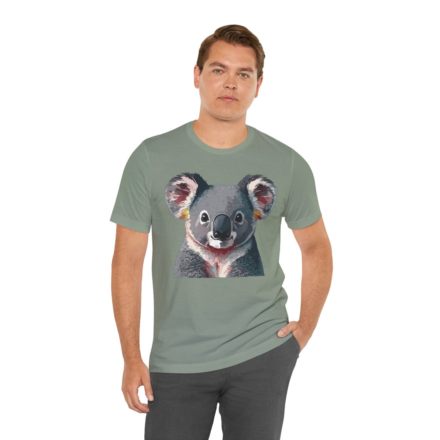 Unisex Animal Print Tee Shirt With Animals Art Design And Wildlife Graphic Comfortable Everyday Wear