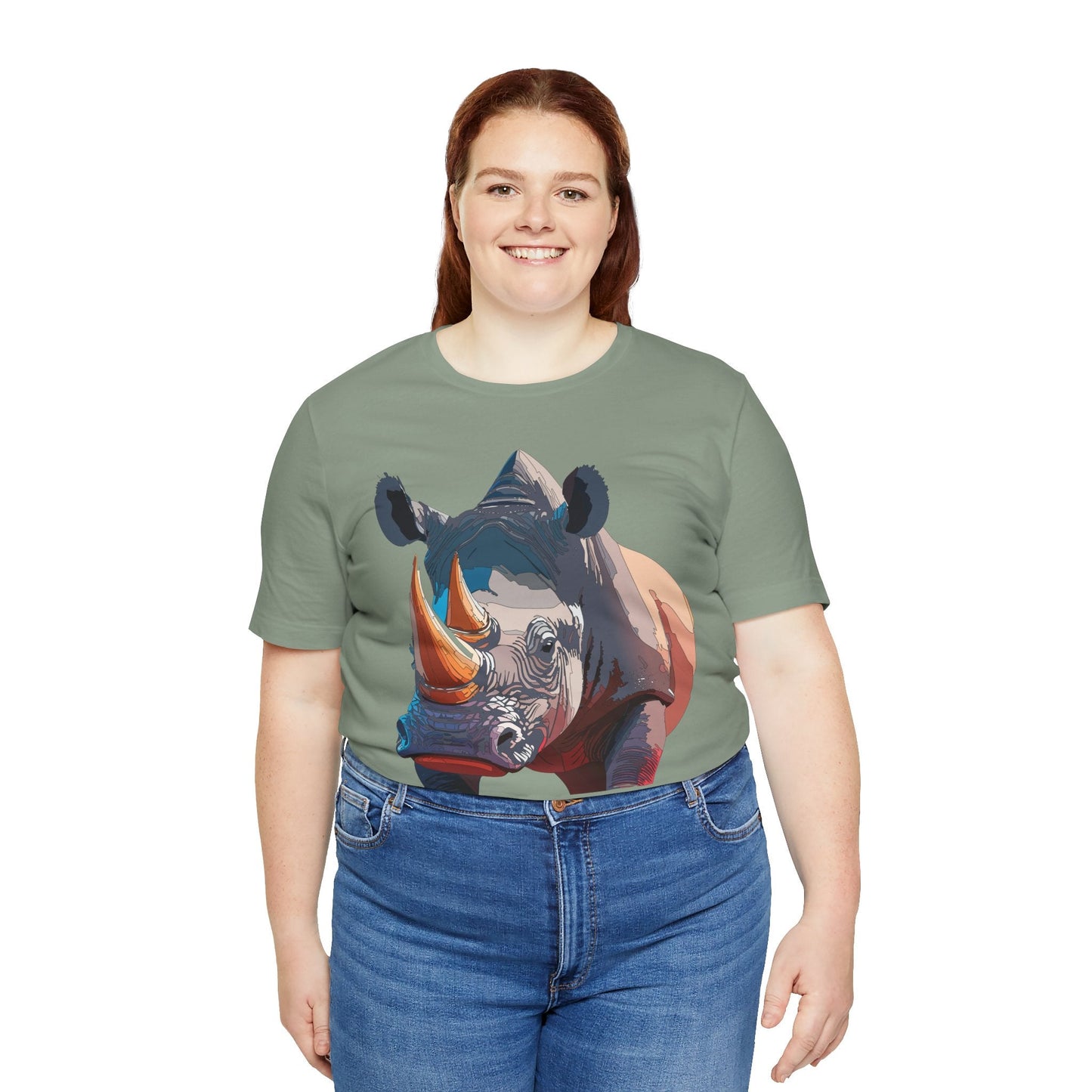 Unisex Animal Shirt Tee With Art Design Wild Animals Gildan Softstyle 64000 Graphic Tee