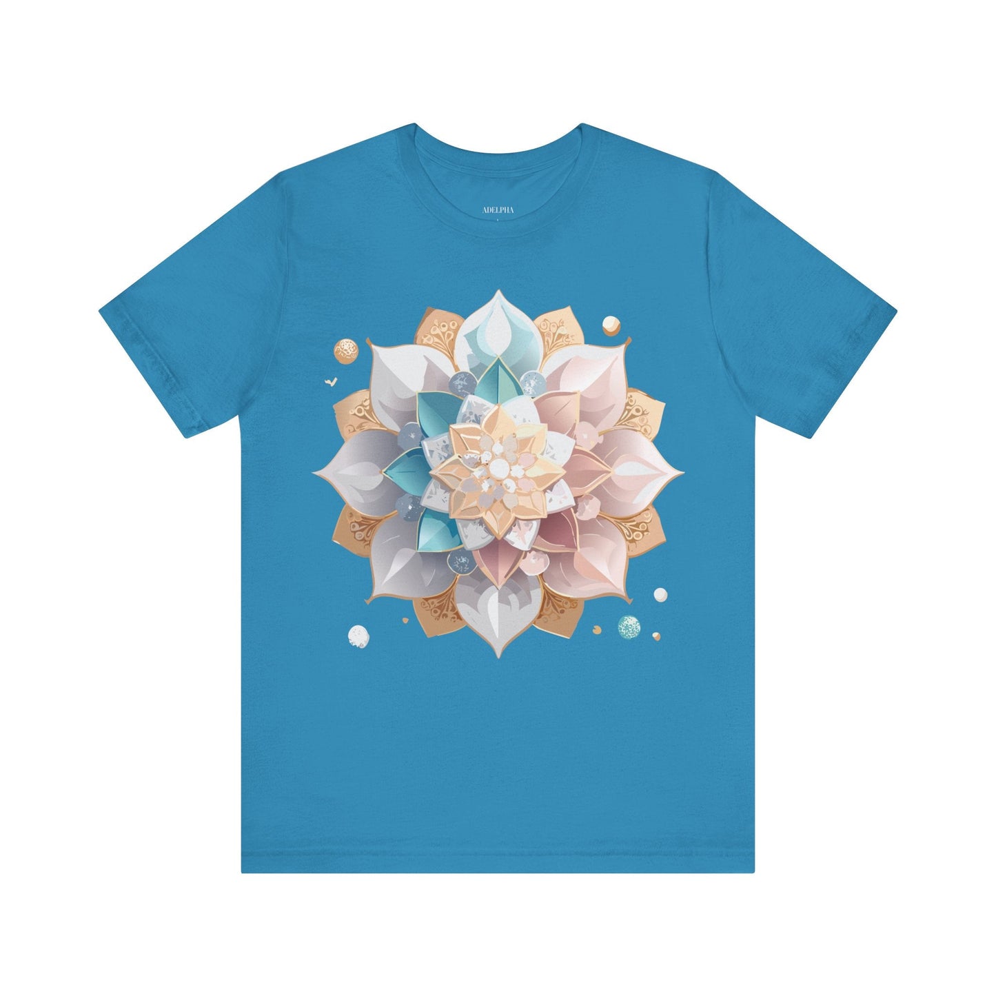 Mandala Graphic Unisex 100 Cotton Vintage Floral Artwork Tee 3