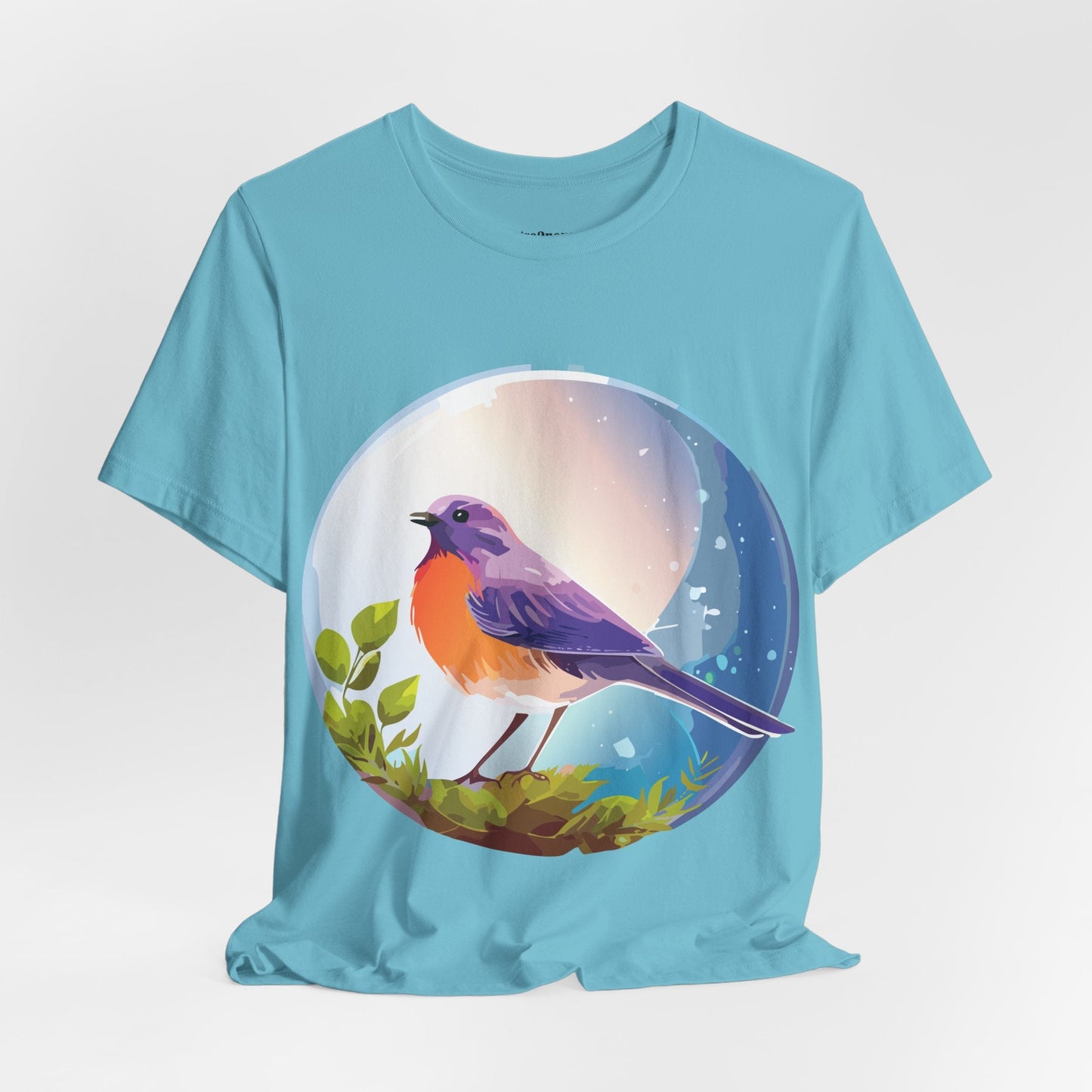 Unisex Animals And Bird Shirt Graphic Cotton T Shirt With Original Retro2Nova Art Premium Short Sleeve Tee