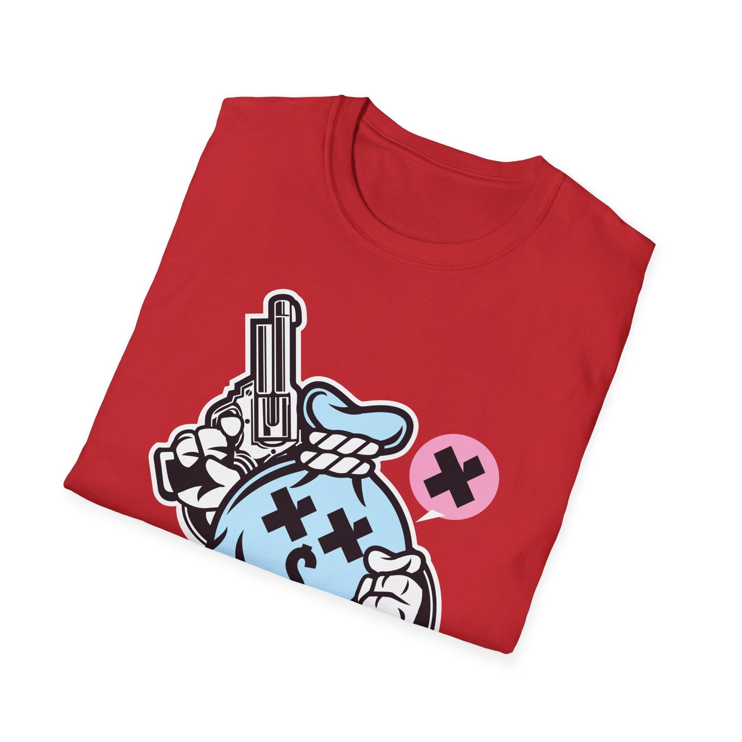 Cartoon T Shirt Animation T Shirt Funny Tee Unisex Gildan Softstyle 64000 100 Percent Cotton