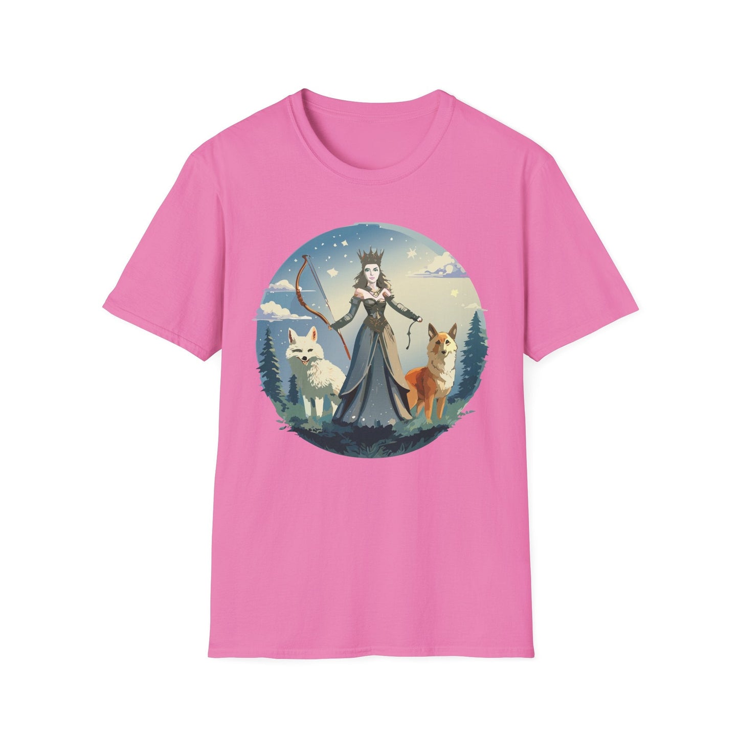 Women Graphic T Shirt Art Design Tee Unisex Softstyle Cotton Gildan 64000 Premium Comfort