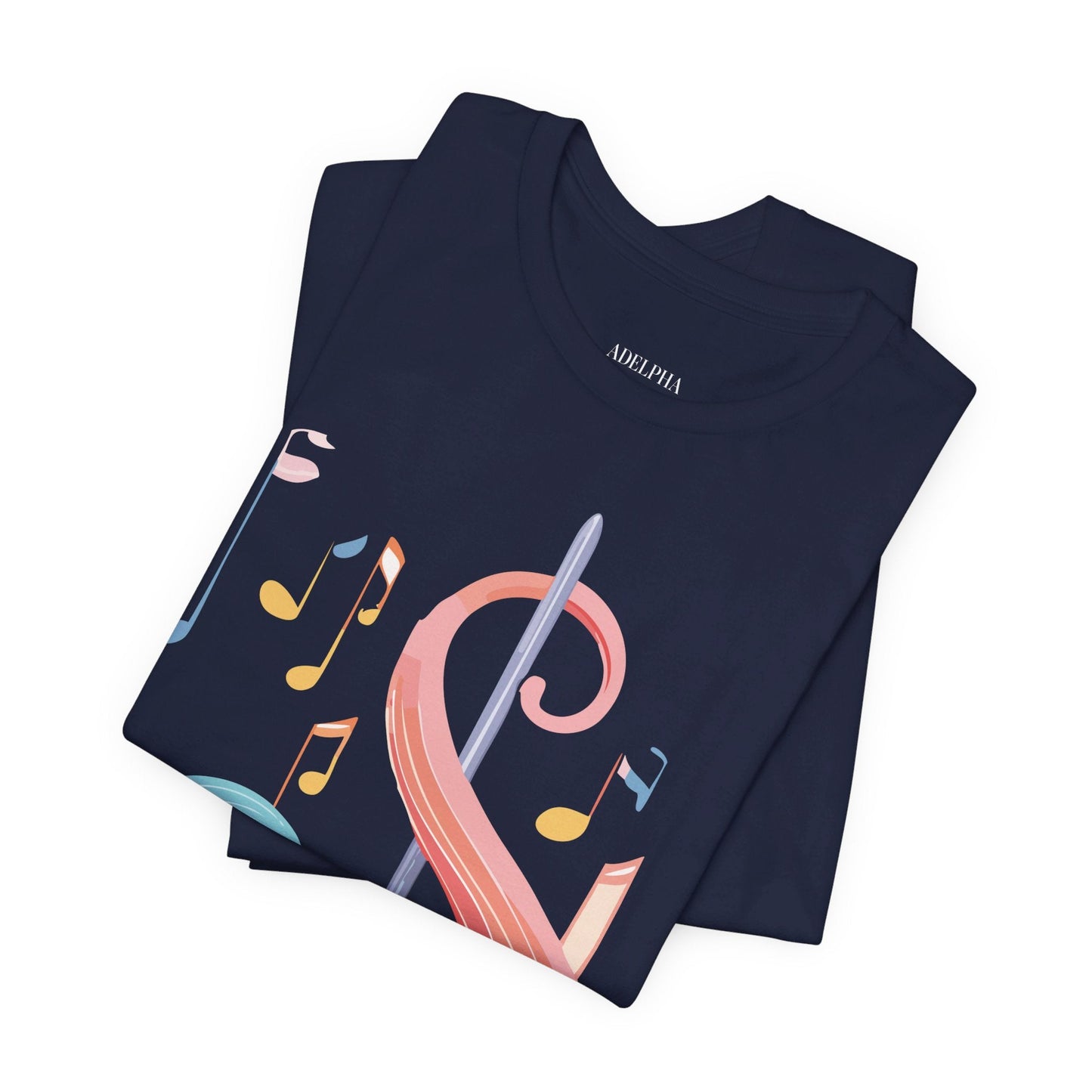 Music T Shirt Graphic Tee Unisex Short Sleeve Adelpha Vintage Inspired Artwork Art Design