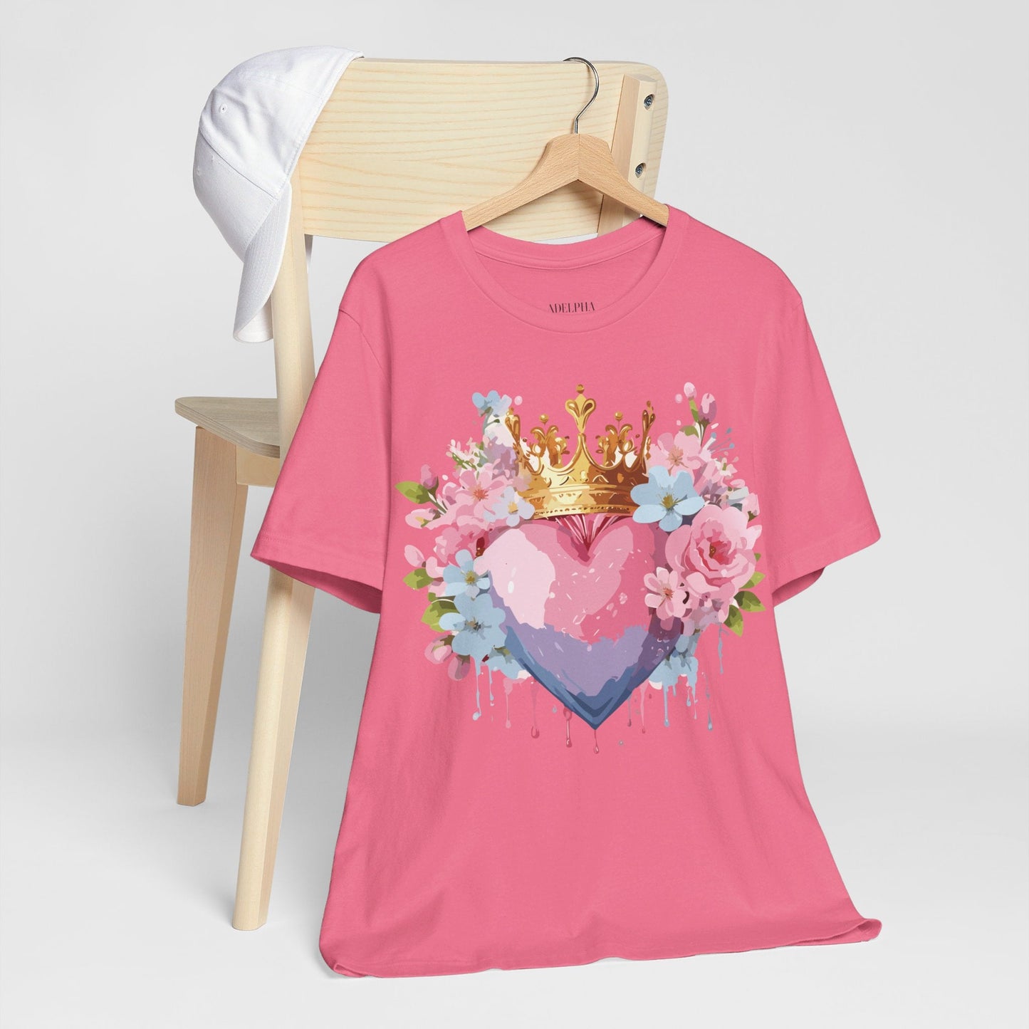 Valentine Graphic Tee Unisex Jersey Short Sleeve Adelpha Vintage Inspired Artwork