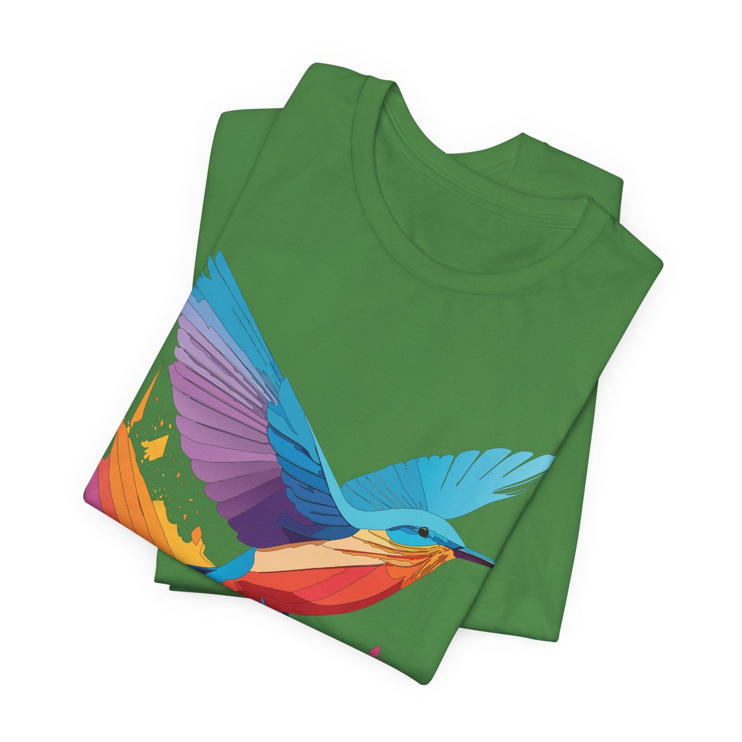 Unisex Animal Shirt Art Design Tee With Wild Animals Print Soft Comfortable Short Sleeve Tee