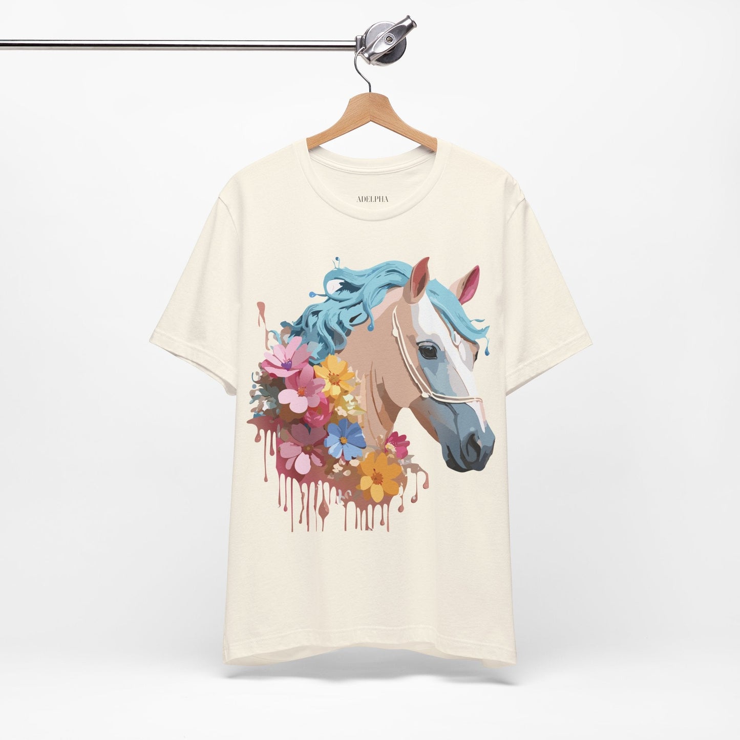 Horse Graphic Unisex 100 Cotton Vintage Animal Art T-Shirt 17