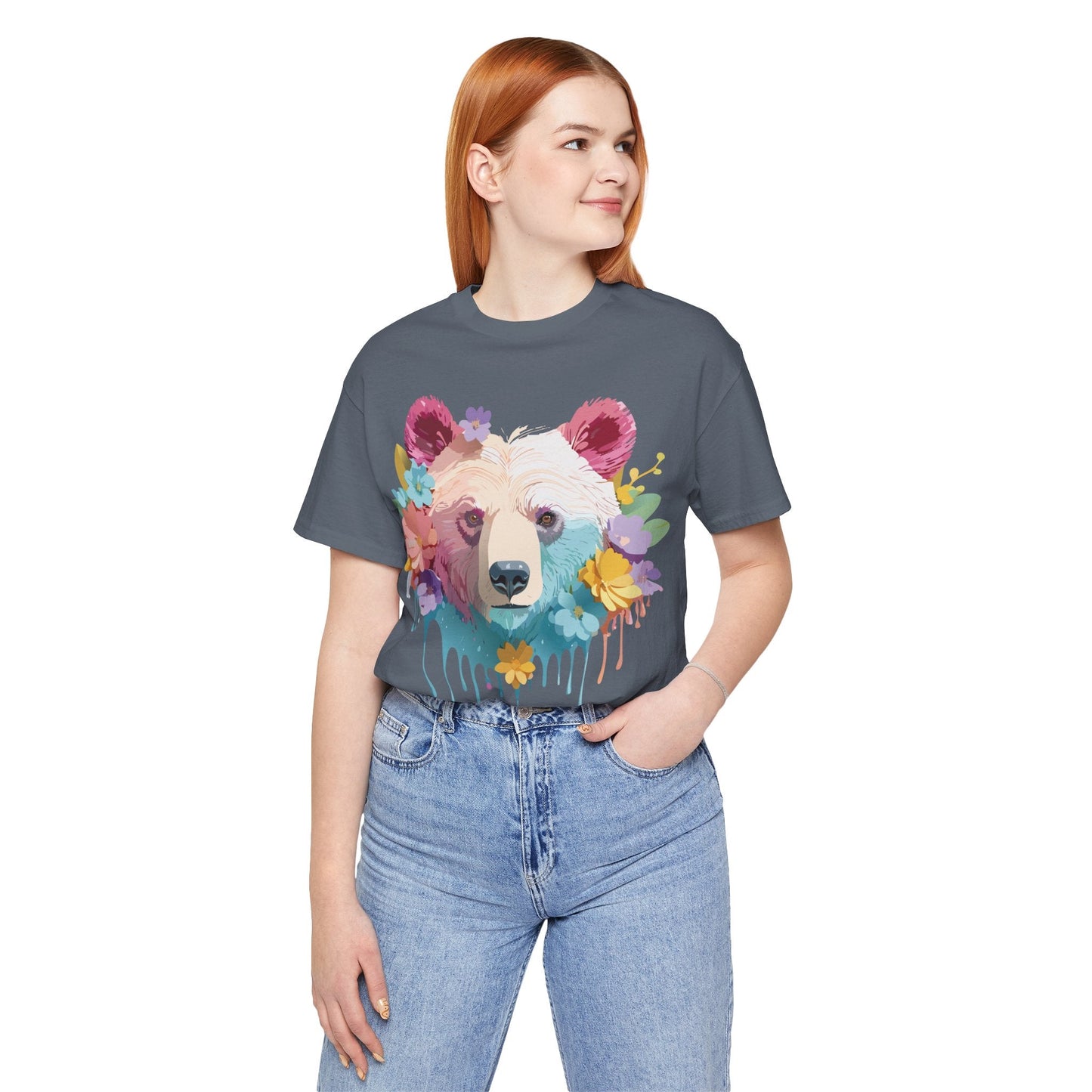 Bear Graphic T Shirt Unisex Adelpha Vintage Inspired Artwork Tee