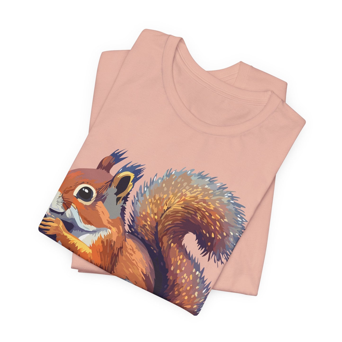 Unisex Animal Print Tee Shirt With Wild Animals Artwork Gildan Softstyle 64000 Cotton