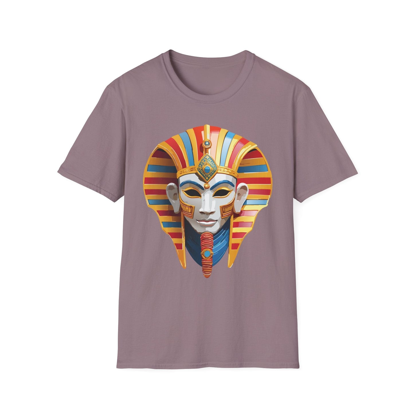 Mask Tee Shirt Unisex Art Design Masquerade Tee Gildan Softstyle 64000 Lightweight Cotton