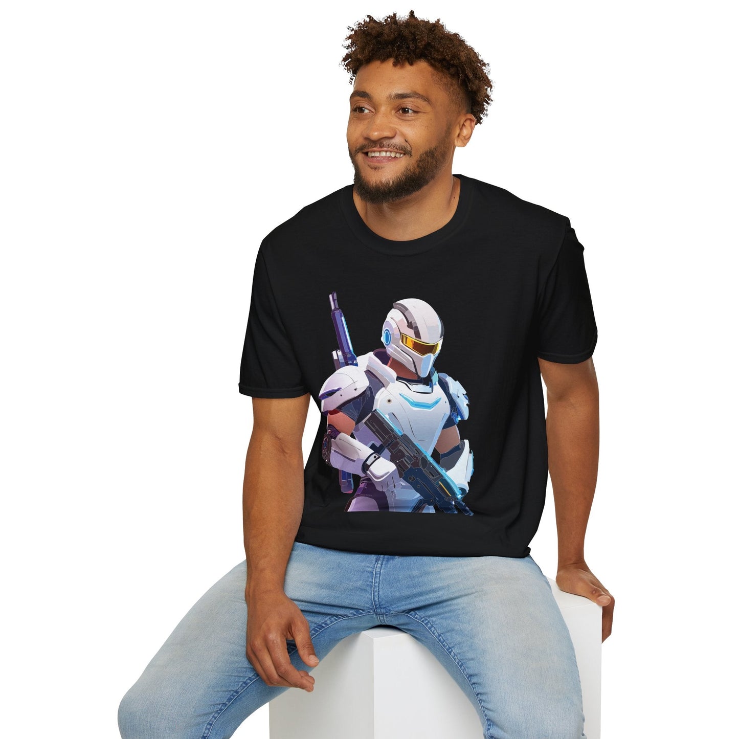Robocop T Shirt Unisex Softstyle 64000 Gildan 100 Percent Ring Spun Cotton Graphic Tee