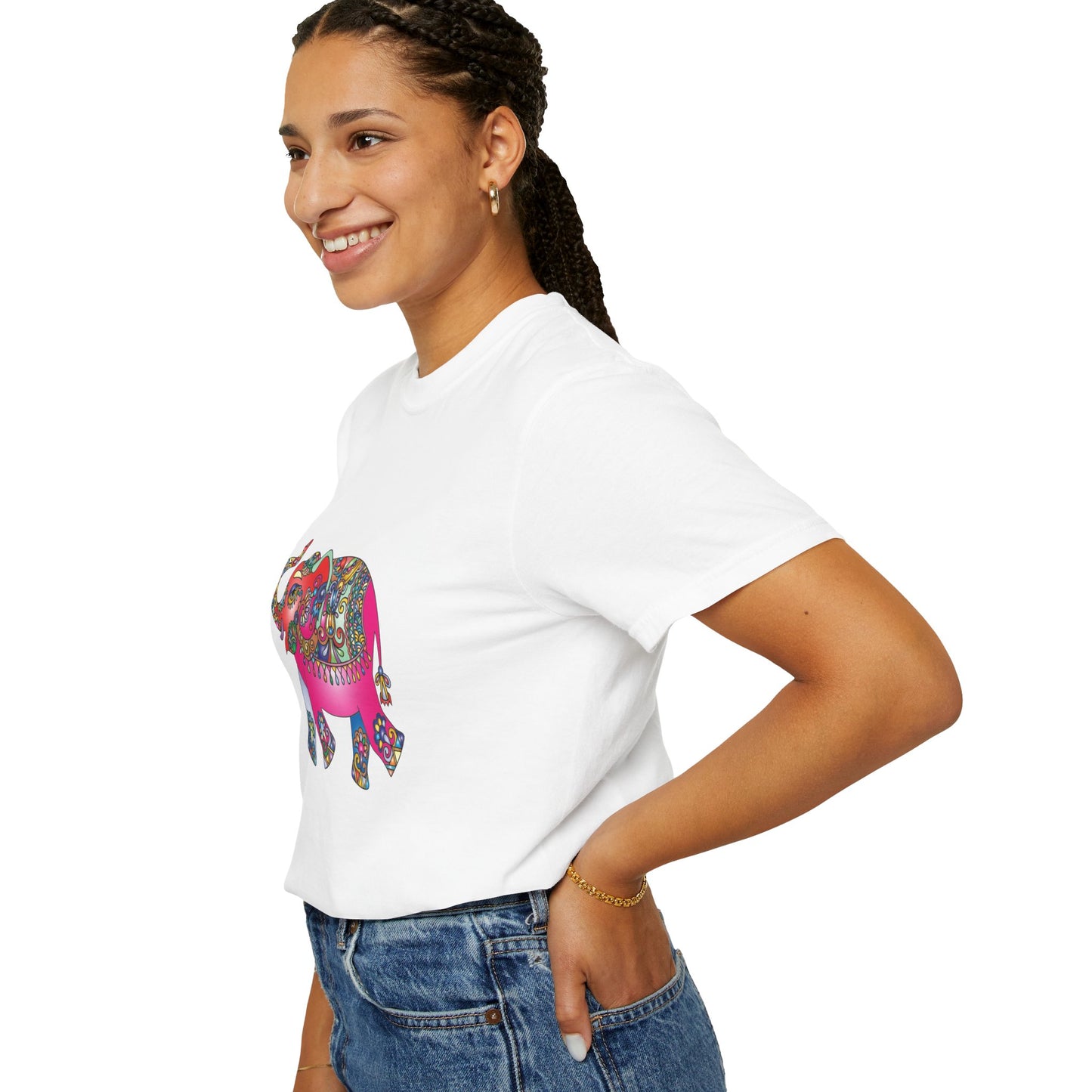 Unisex T-shirt with animal prints