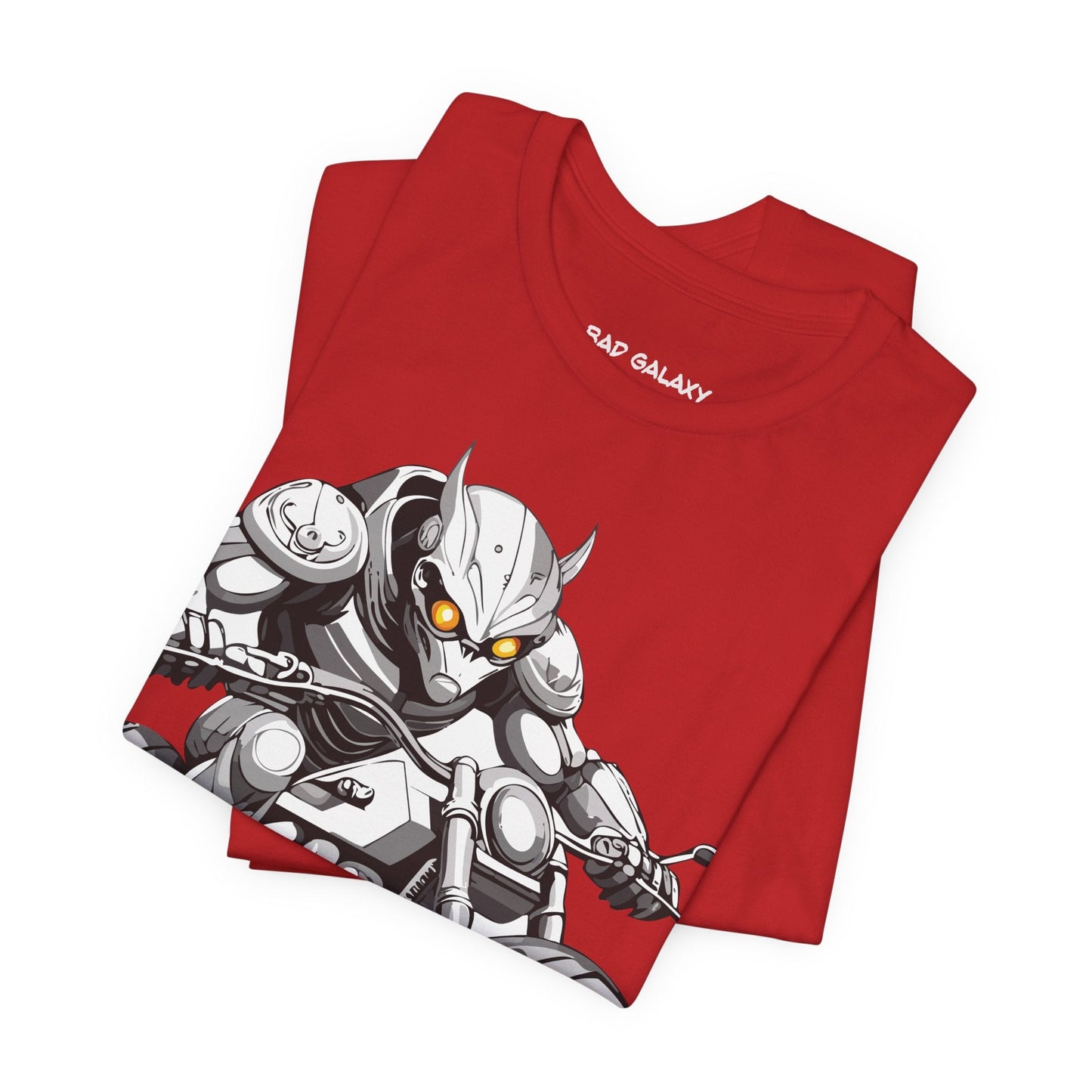Tee Shirt With Alien From Bad Galaxy 100 Percent Cotton Lightweight Made In USA Eco Friendly Inks