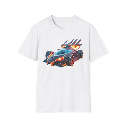 Car T Shirt Unisex Softstyle Cotton Tee With Cars Graphic Hot Wheels Design For Men Women