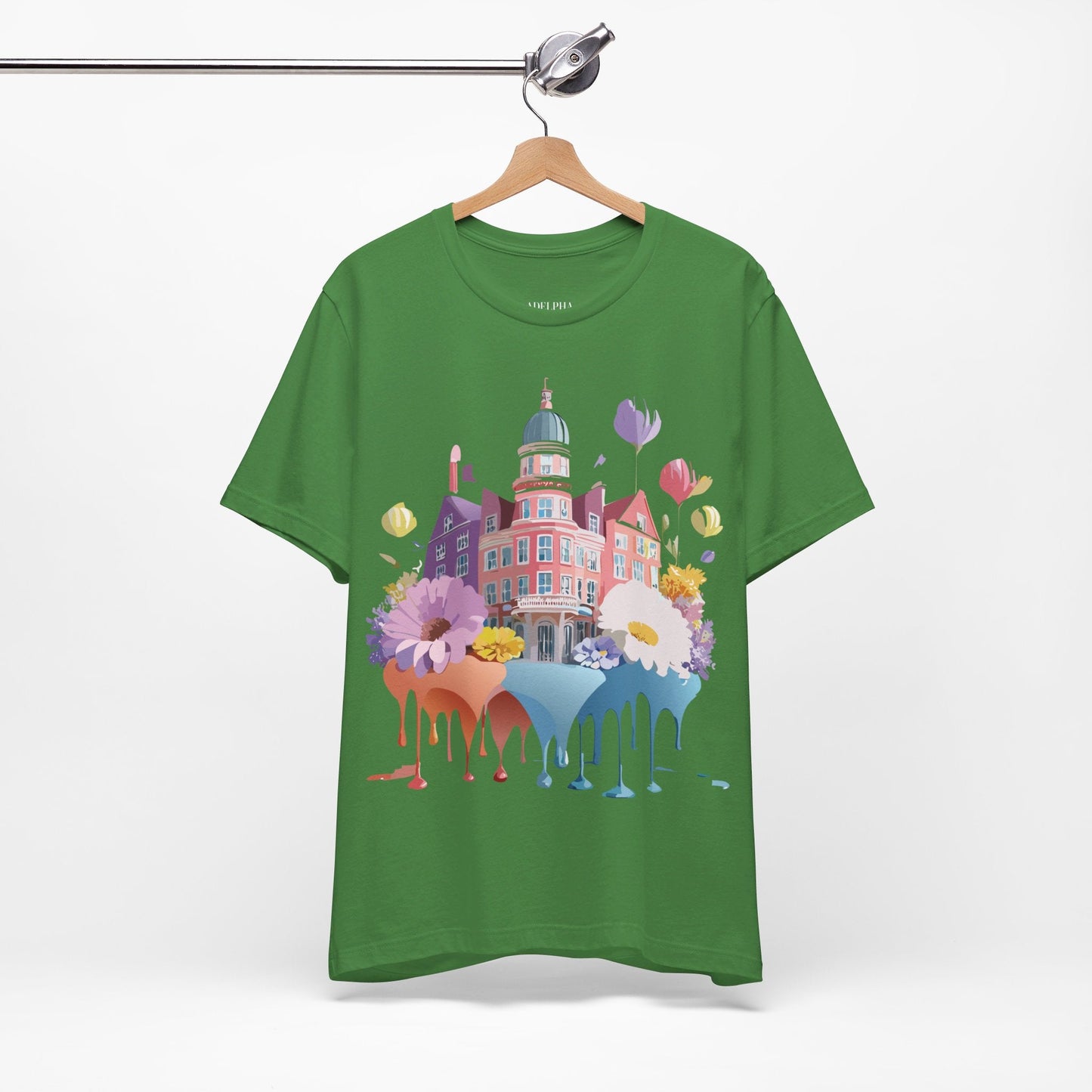 Amsterdam Tourist Unisex Graphic Tee With Vintage Artwork For Everyday Wear
