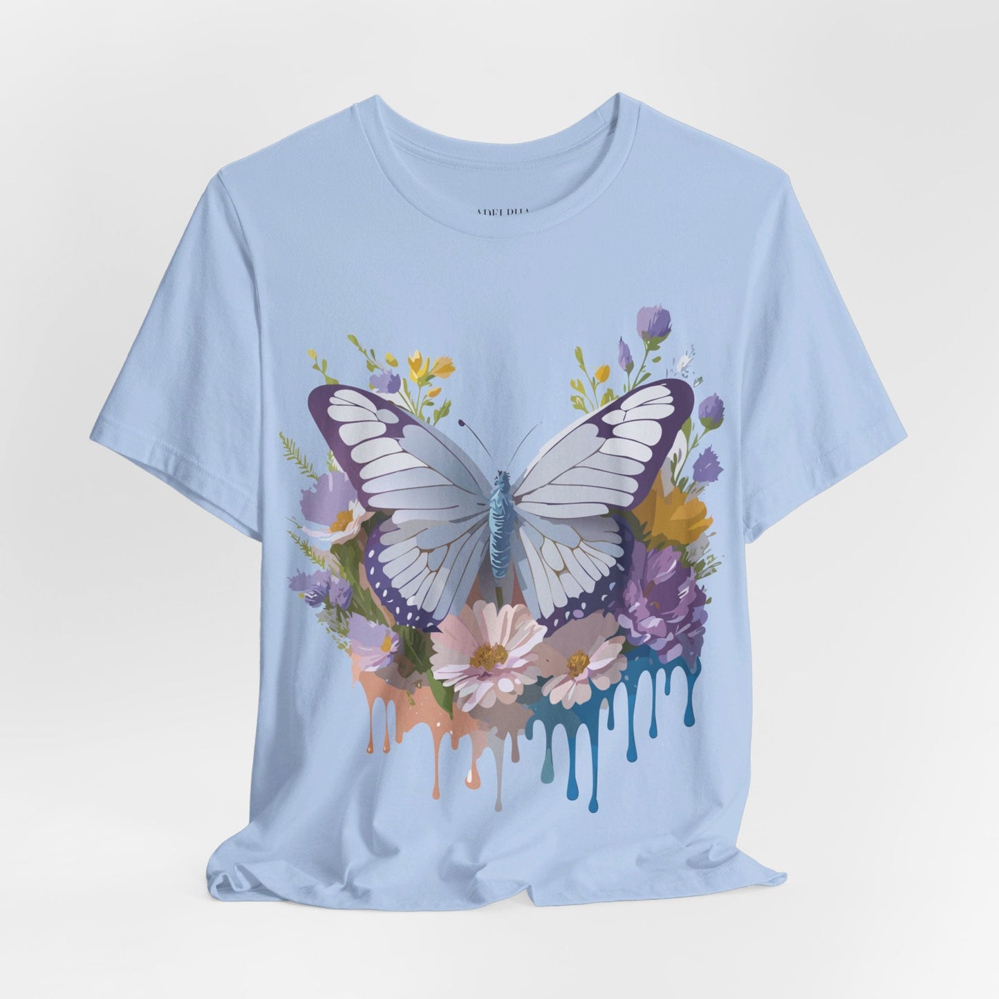 Adelpha Vintage Inspired Graphic Tee Unisex Short Sleeve Shirt