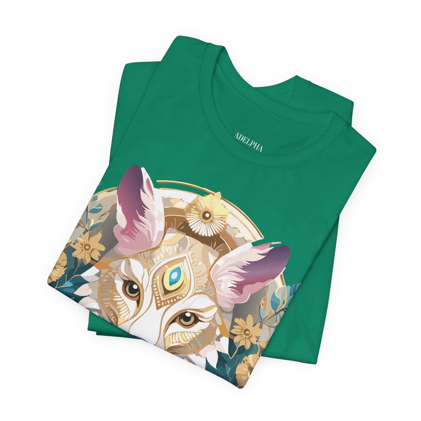 Medallion Graphic Unisex 100 Cotton Vintage Animal Medal Artwork Tee 83