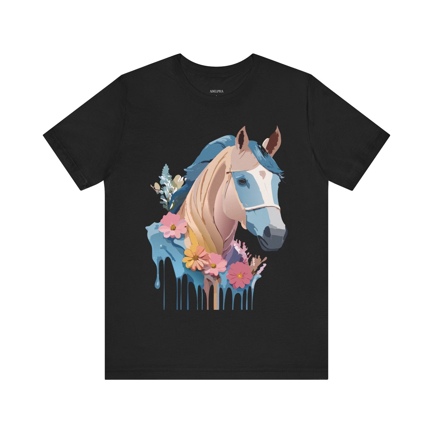 Horse Graphic Unisex 100 Cotton Vintage Animal Art T-Shirt 12