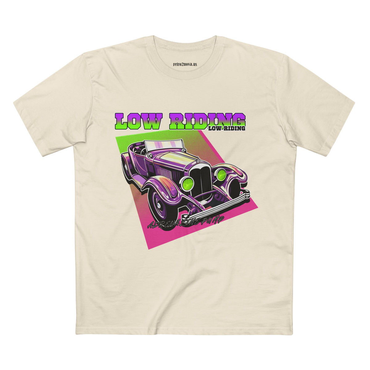 Retro Car Vintage Graphic Tee Staple Unisex 100 Cotton Tee Shirt - RC-9