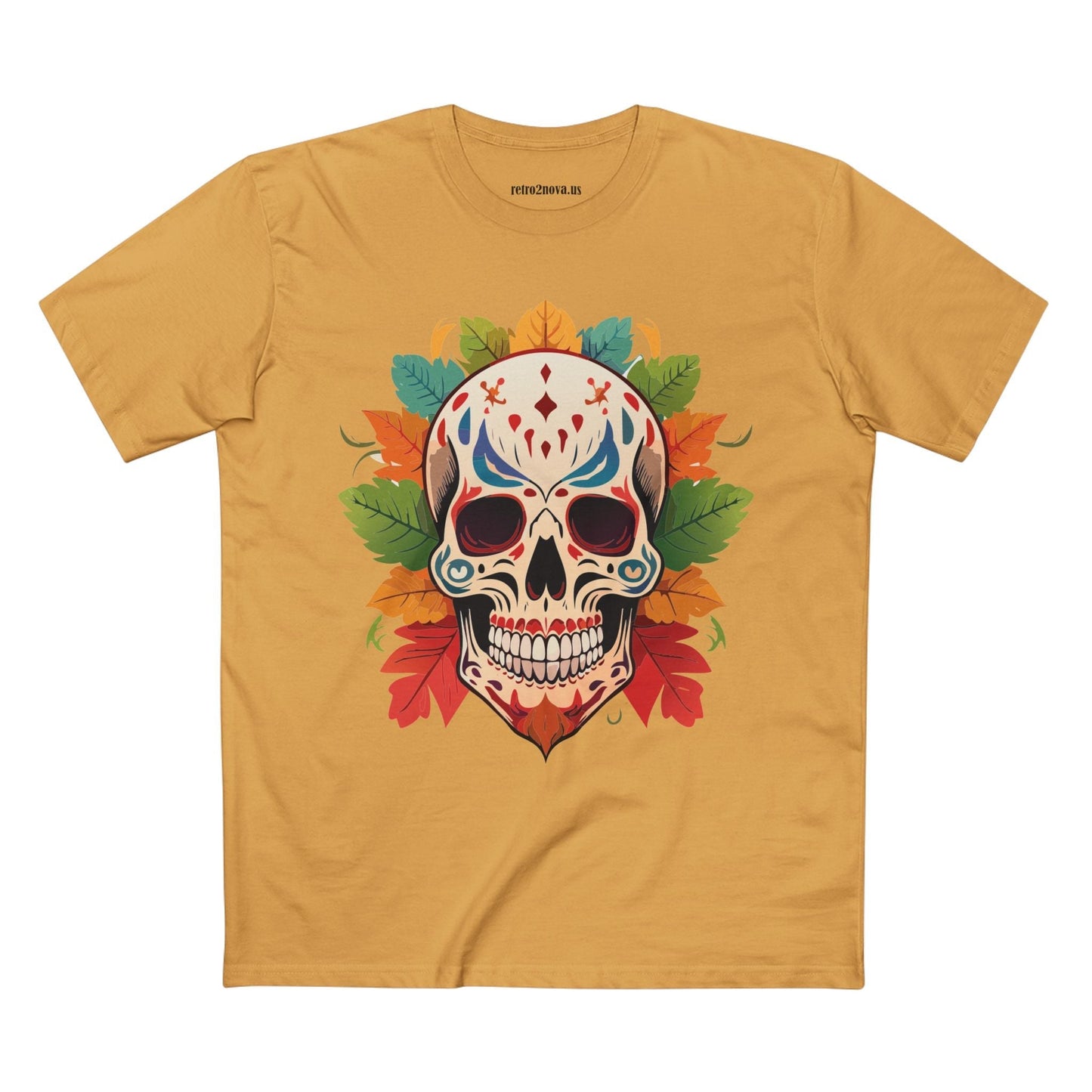 Skull Shirt Skeleton Tee SS-12 Unisex Premium Cotton Original Art Design Retro2Nova