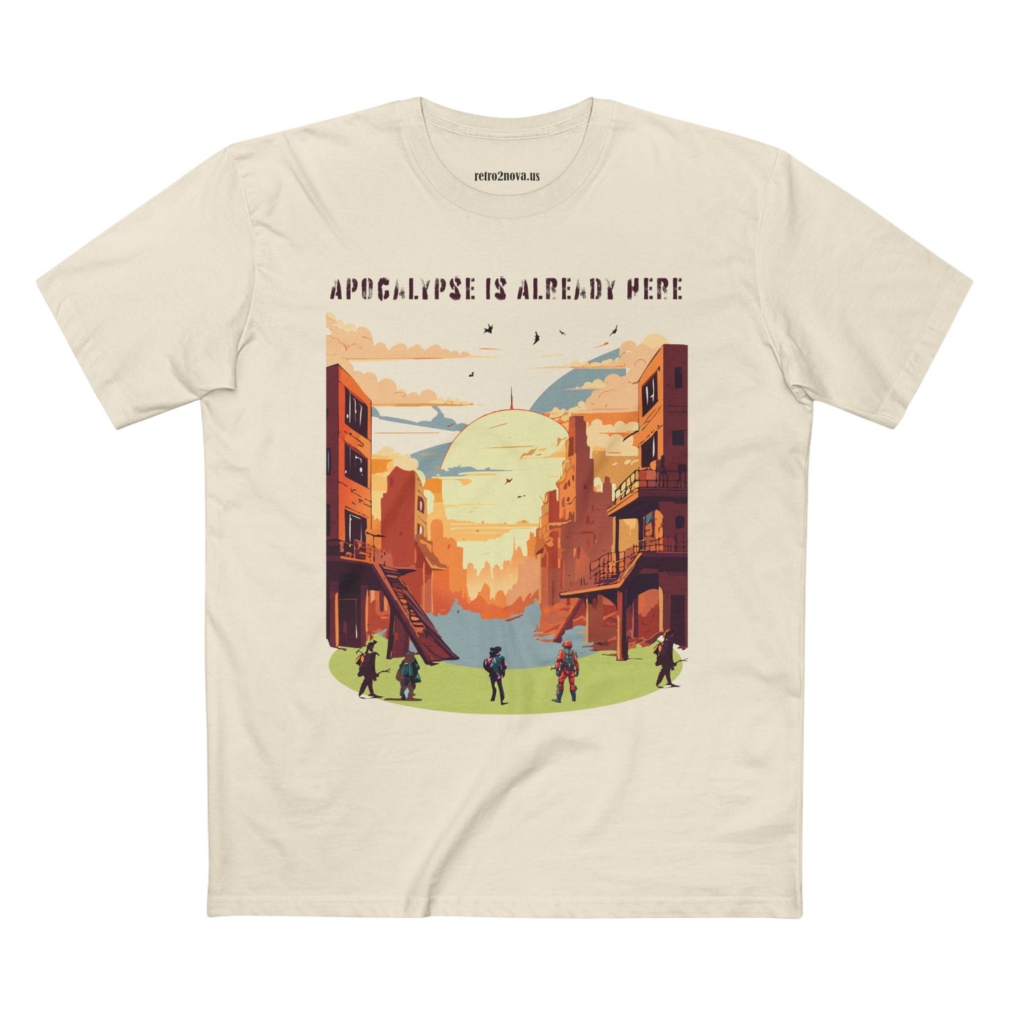 Cataclysm Doomsday Shirt Unisex Premium Cotton Tee Original Art Design Retro2Nova