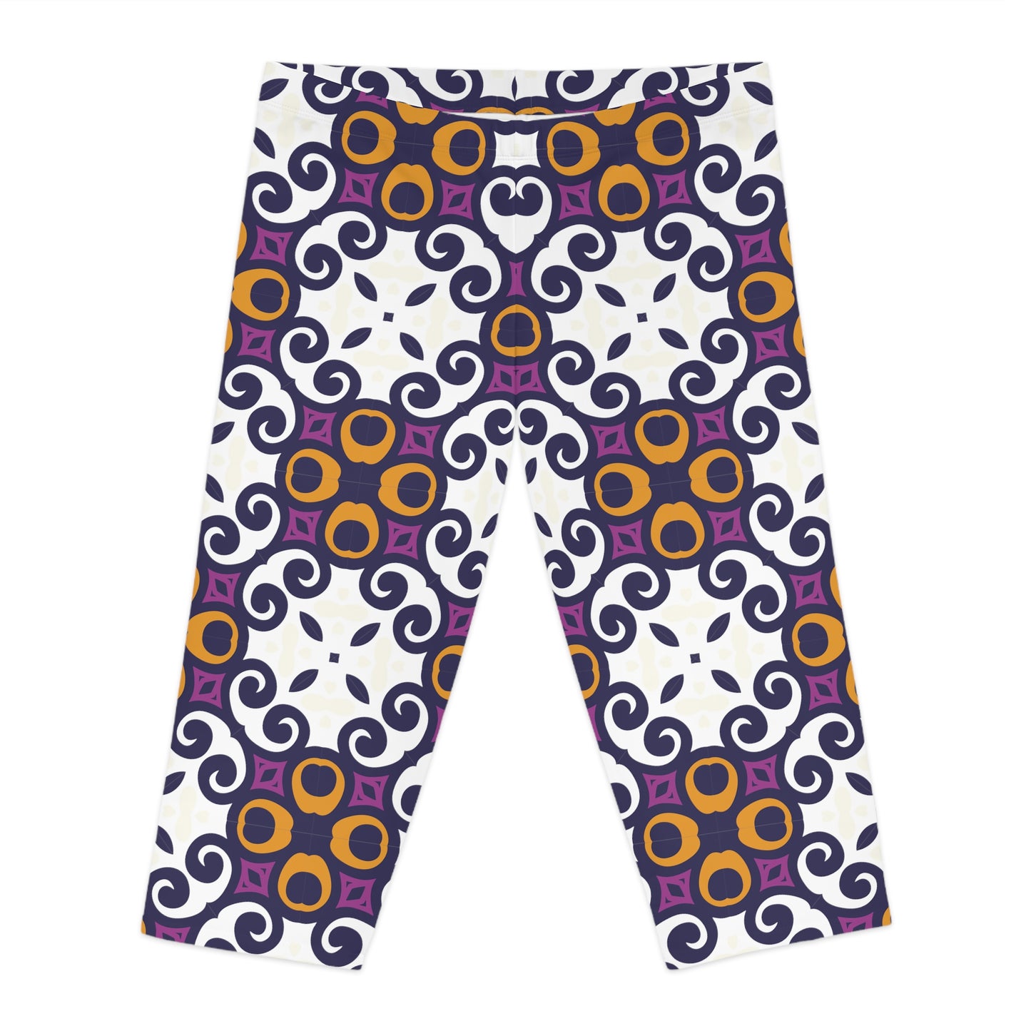 Legging capri à imprimé traditionnel