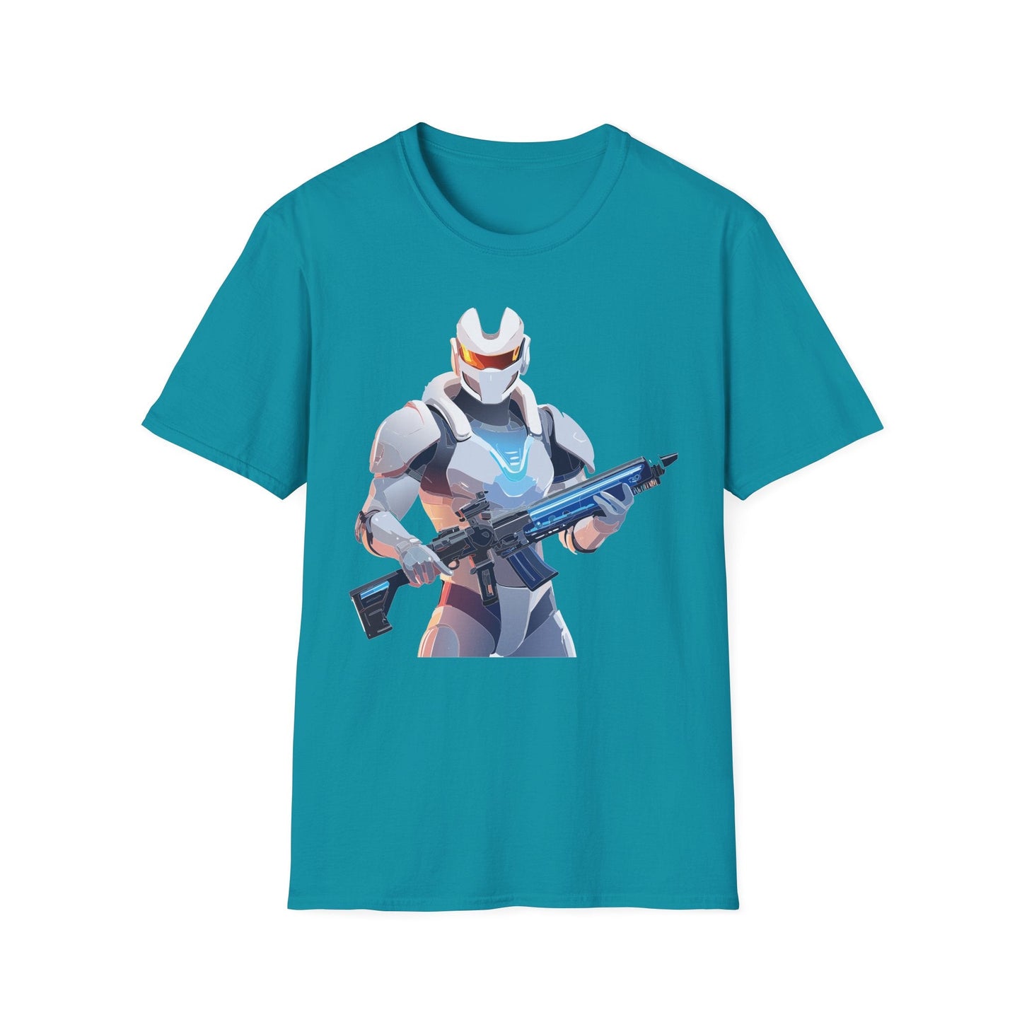 Robocop T Shirt Unisex Gildan Softstyle 64000 100 Percent Ring Spun Cotton Tee With Artwork