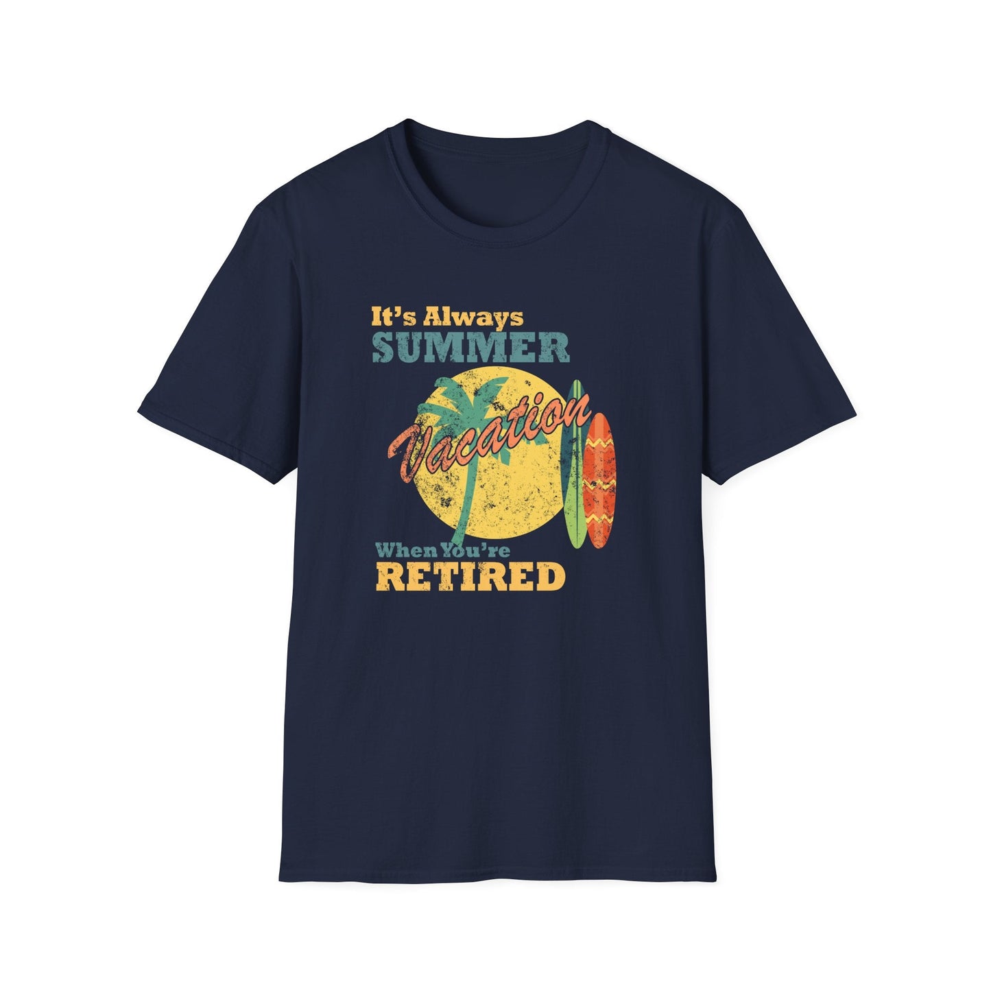 Summer Unisex T Shirt With Art Design Gildan Softstyle 64000 100 Percent Cotton Tee