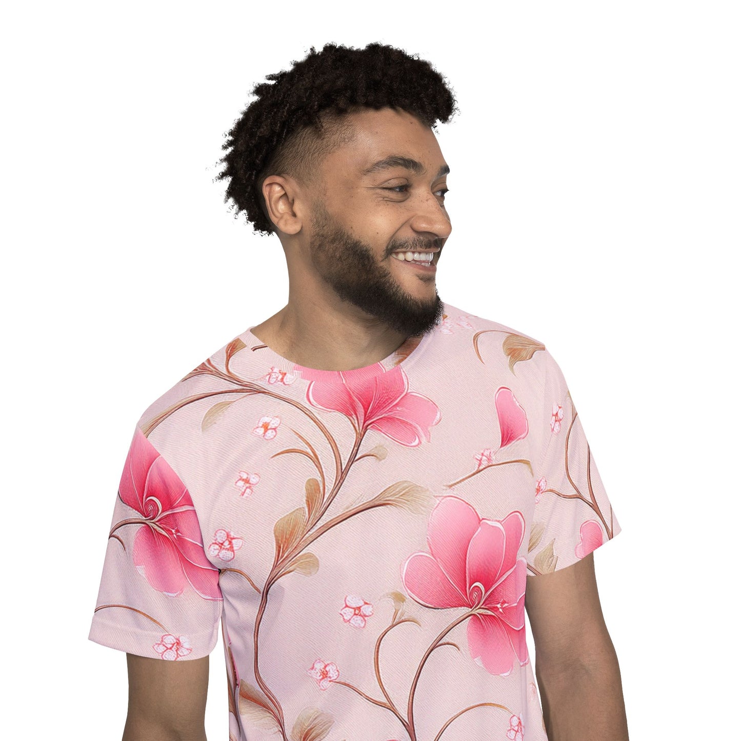 Unisex Floral Shirt, Floral Tee Shirt, Floral T-Shirt, T Shirt with Flowers 17