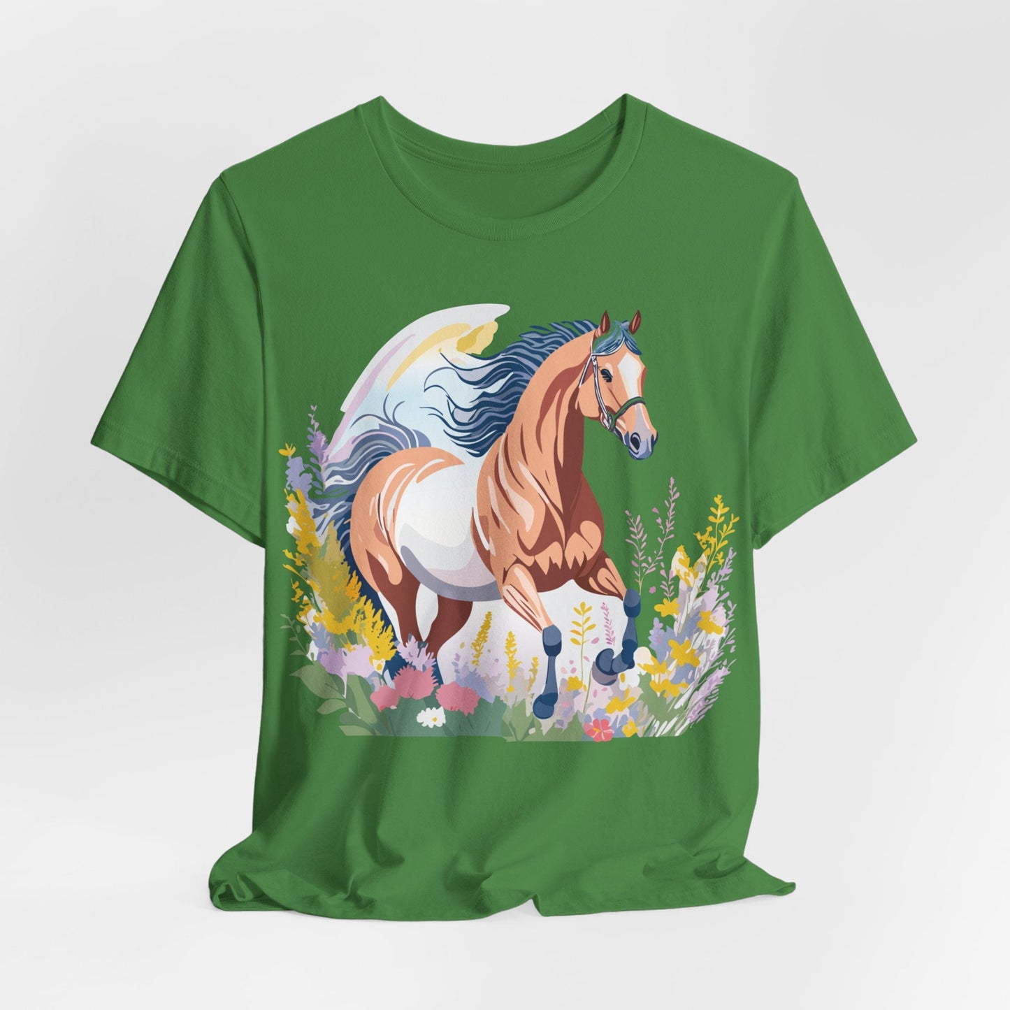Horse Graphic Unisex 100 Cotton Vintage Animal Art T-Shirt 4
