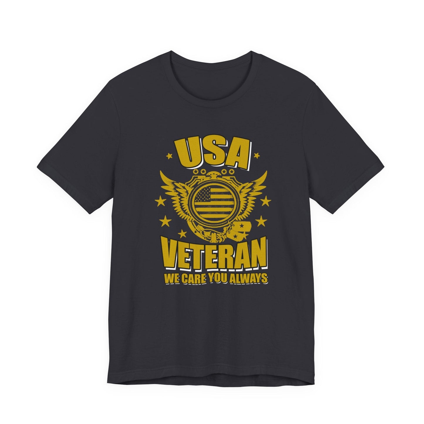 Army Veteran Patriotic Graphic Design Unisex Cotton T-Shirt v59