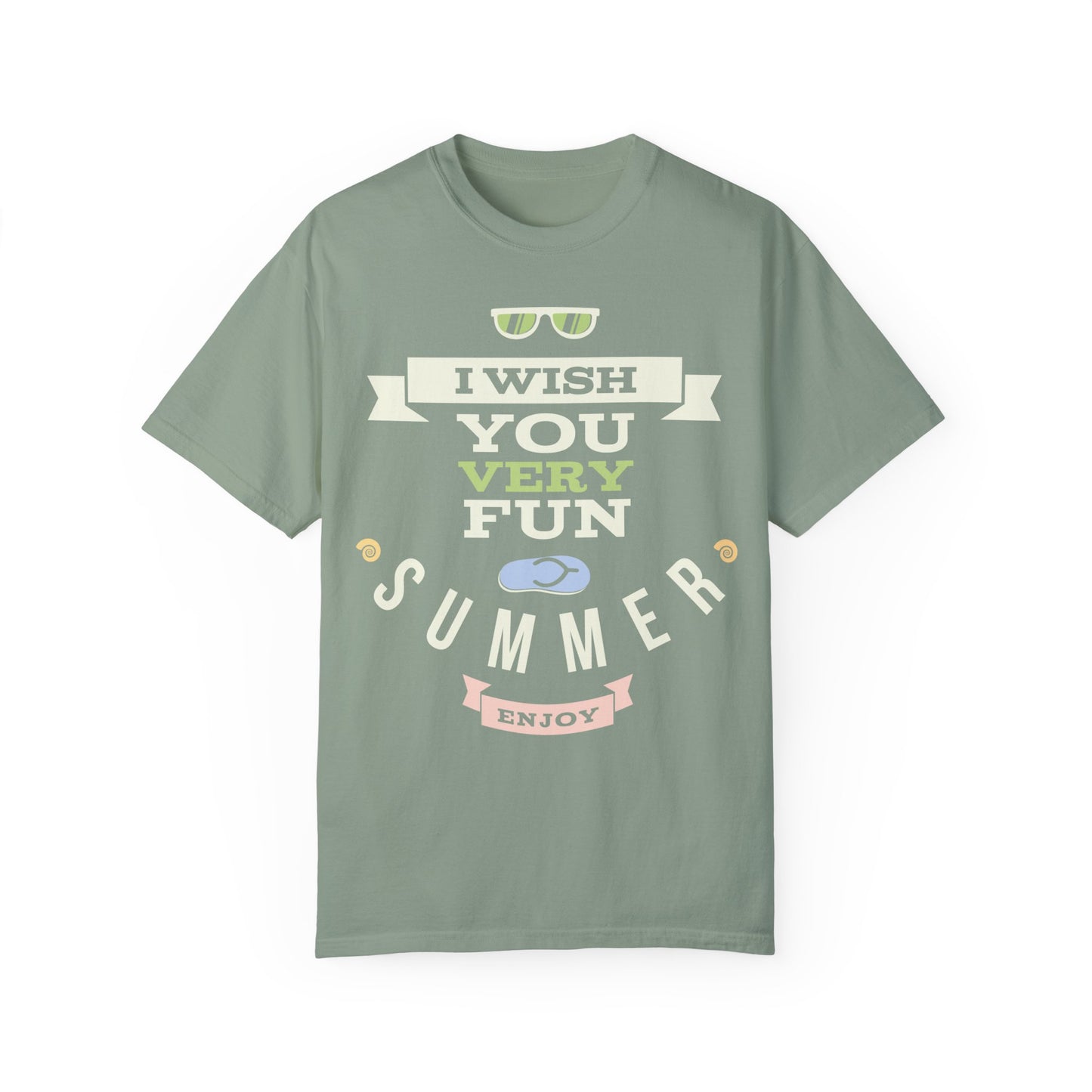 Unisex T-shirt with summer design