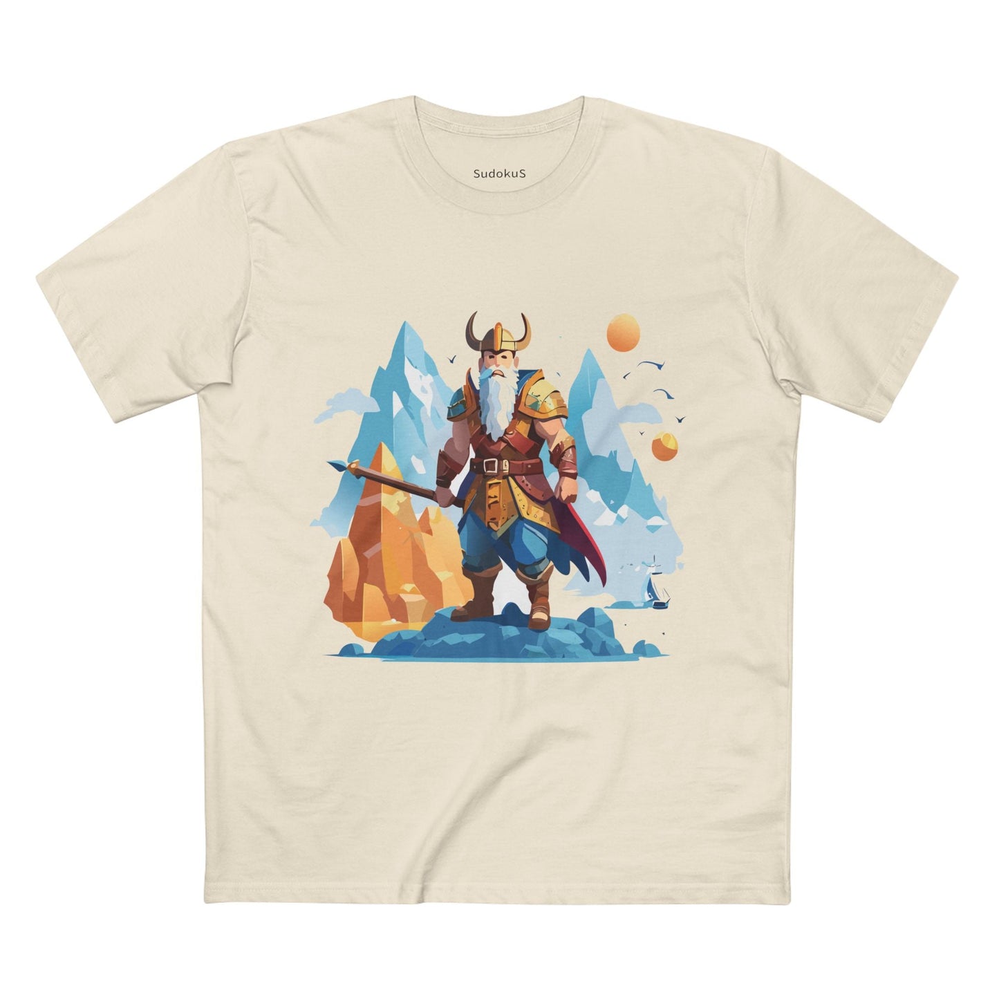 Viking Graphic Unisex 100 Cotton Staple Tee 5