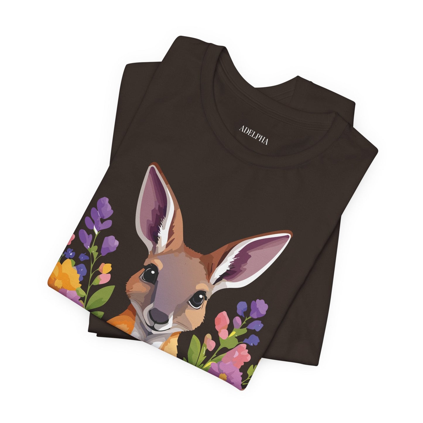 Kangaroo Graphic Unisex 100 Cotton Vintage Animal Artwork Tee 2