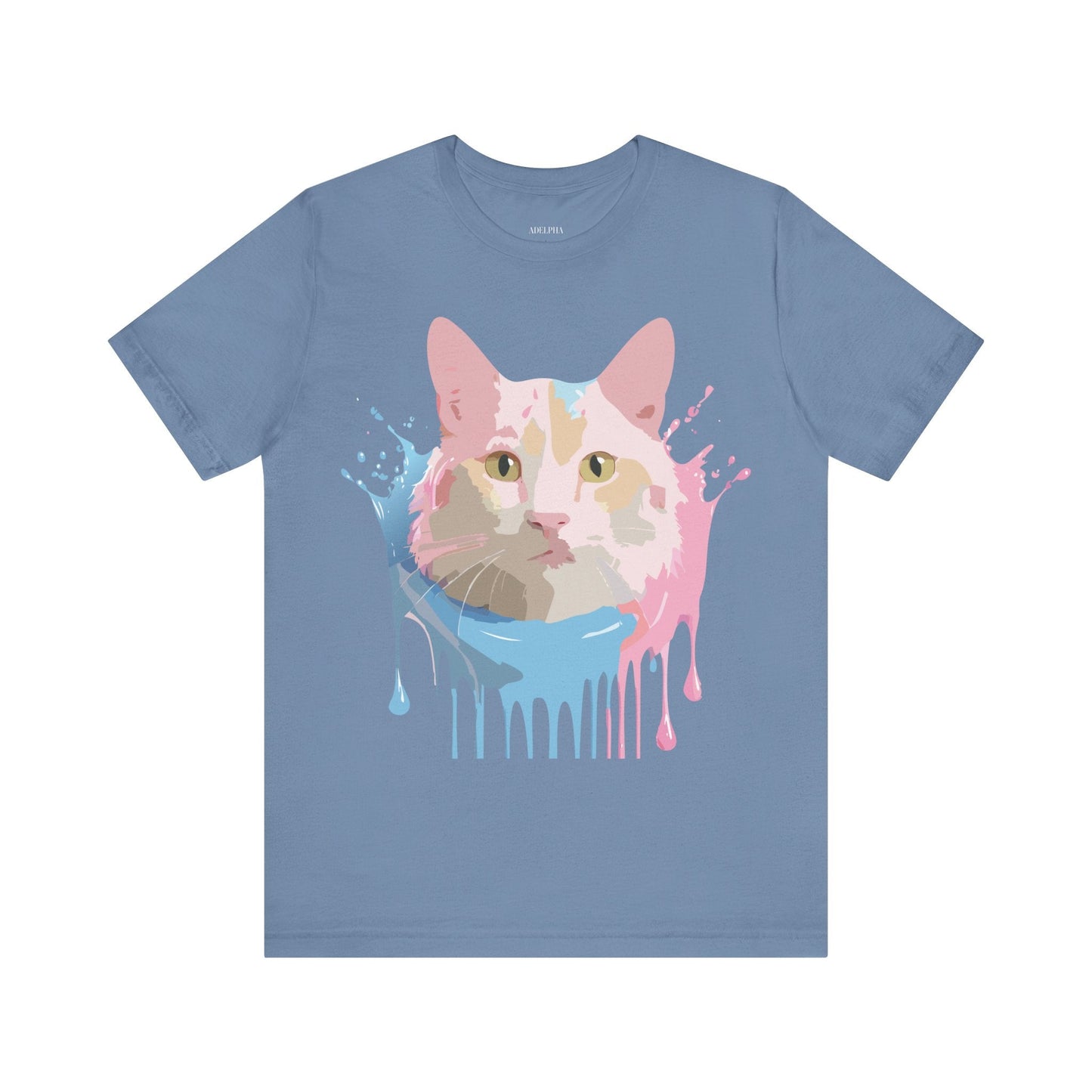 Cat Graphic Tee Unisex Shirt With Vintage Artwork From Adelpha